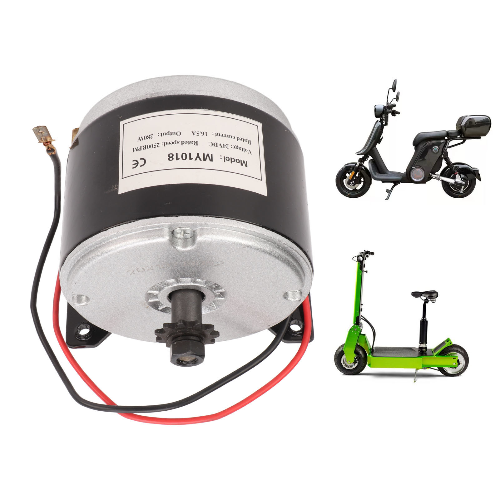 24v 280w Hochgeschwindigkeits-kettenmotor Für Elektrofahrräder, Elektroroller Und Elektrodreiräder (my1018)