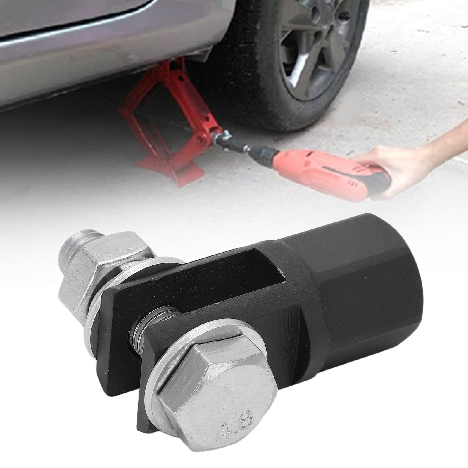Scherenwagenheber-adapter Für Schlagbohrmaschinen, Adapterbuchse Für Scherenwagenheber-bohrer, Wagenheber, Nivellierheber Für Wohnwagenanhänger.