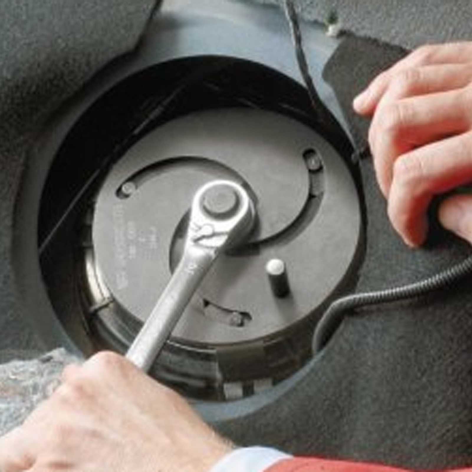 Kraftstoffpumpendeckelschlüssel/tankdeckelschlüssel, Verstellbar, 3 Backen, 89-170 Mm (vt01857)