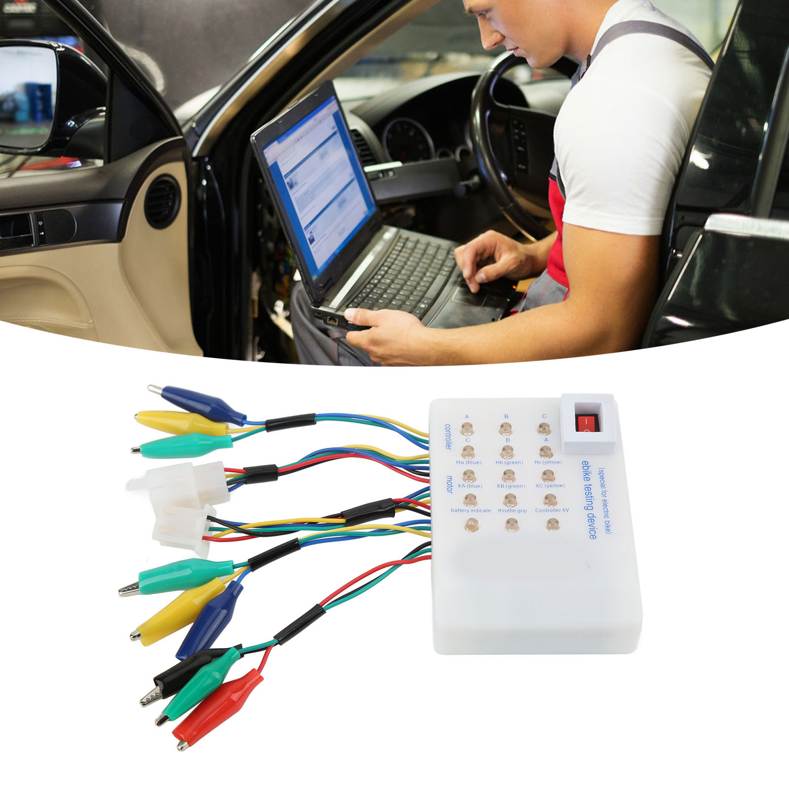 Repair Treasure 24v/36v/48v/60v/72v Steuergerätetester Für Elektrofahrzeuge, Batterietester, Hall-effekt-tester Für Die Drosselklappe Von Elektrofahrzeugen