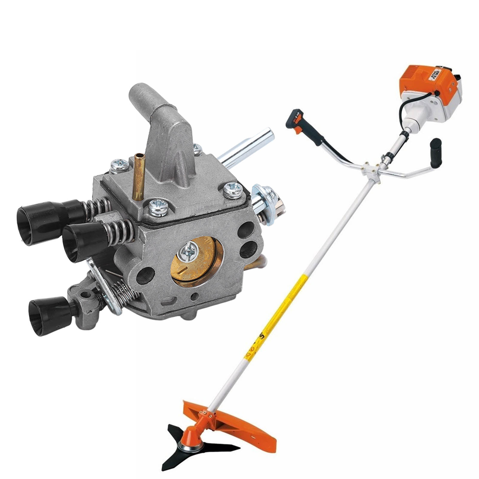 Der Vergaser Ist Kompatibel Mit Den Kraftstoffleitungssätzen Stihl Fs250, Fs250r, Fs300, Fs350, Fs120, Fs120r Und Fs200r (oe: 41341200653).