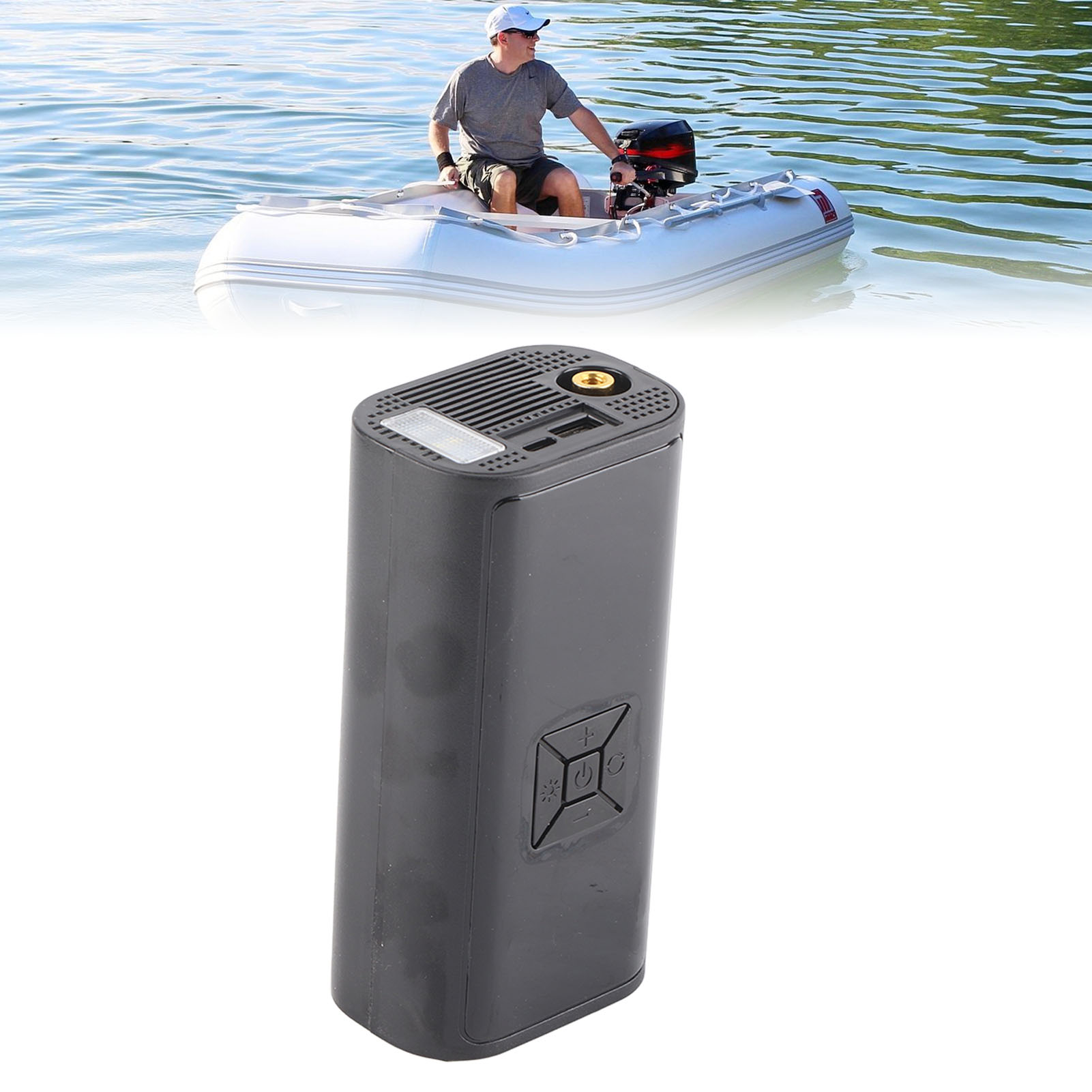 Tragbare, Kabellose Auto-luftpumpe Mit Intelligenter Digitalanzeige, 12 V, Mit Eingebautem Lithium-akku.