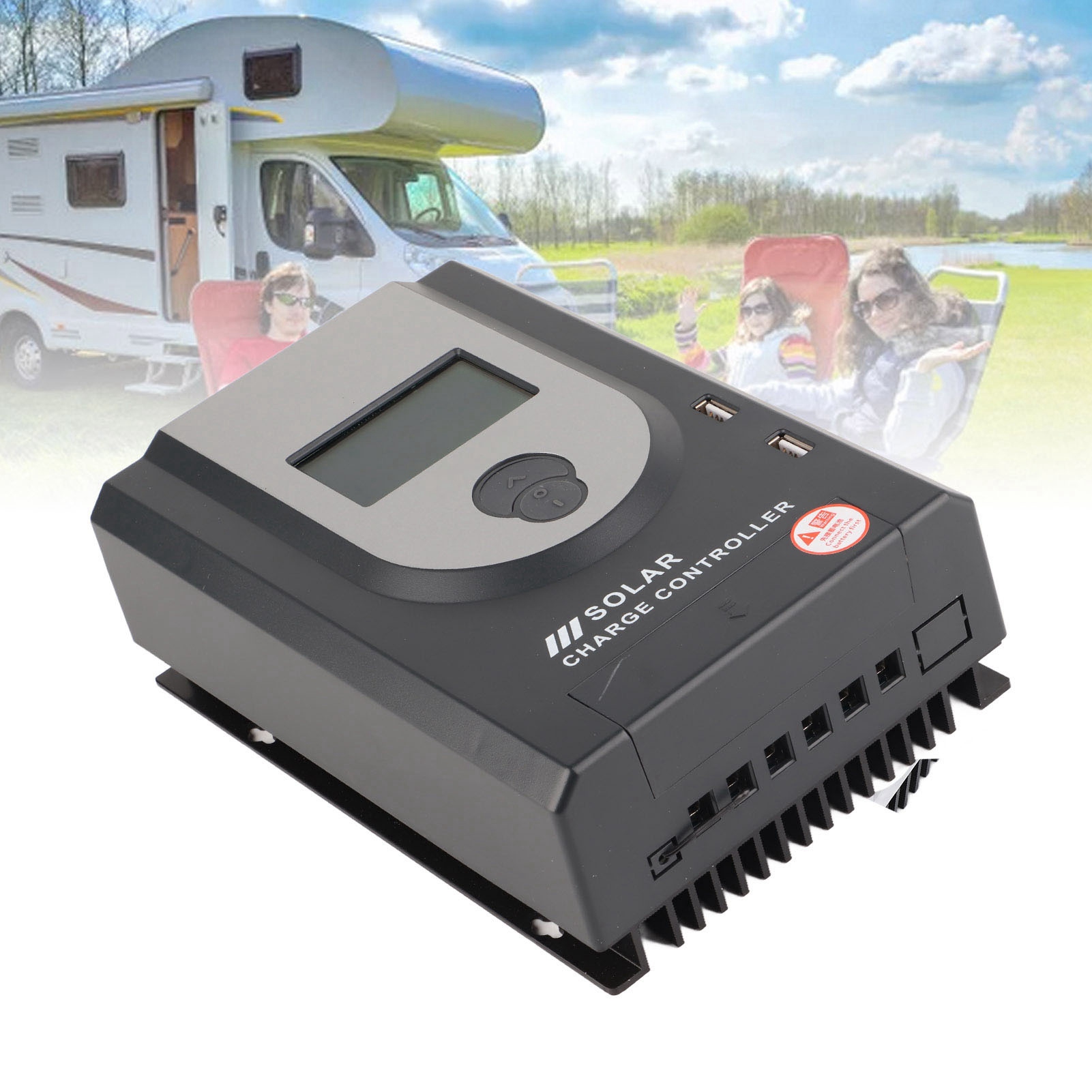 12v/24v 40a Mppt-solarladeregler Für Wohnmobil/boot Mit 2 X 5v Usb-ausgängen
