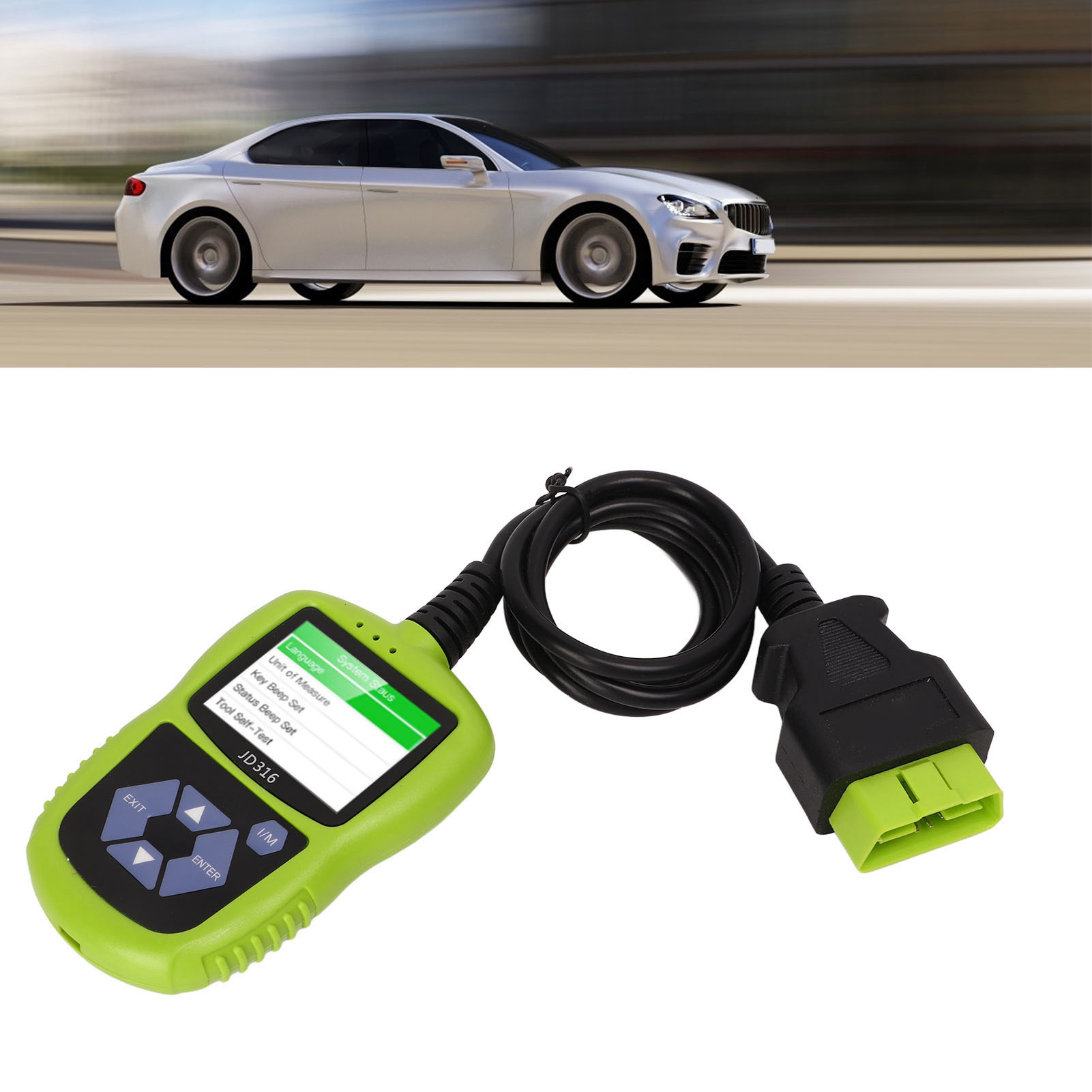 Der Jd316 Unterstützt Den Obd2-scannermodus 6, Das Auslesen Von Motorfehlercodes Und Die Can-diagnose.