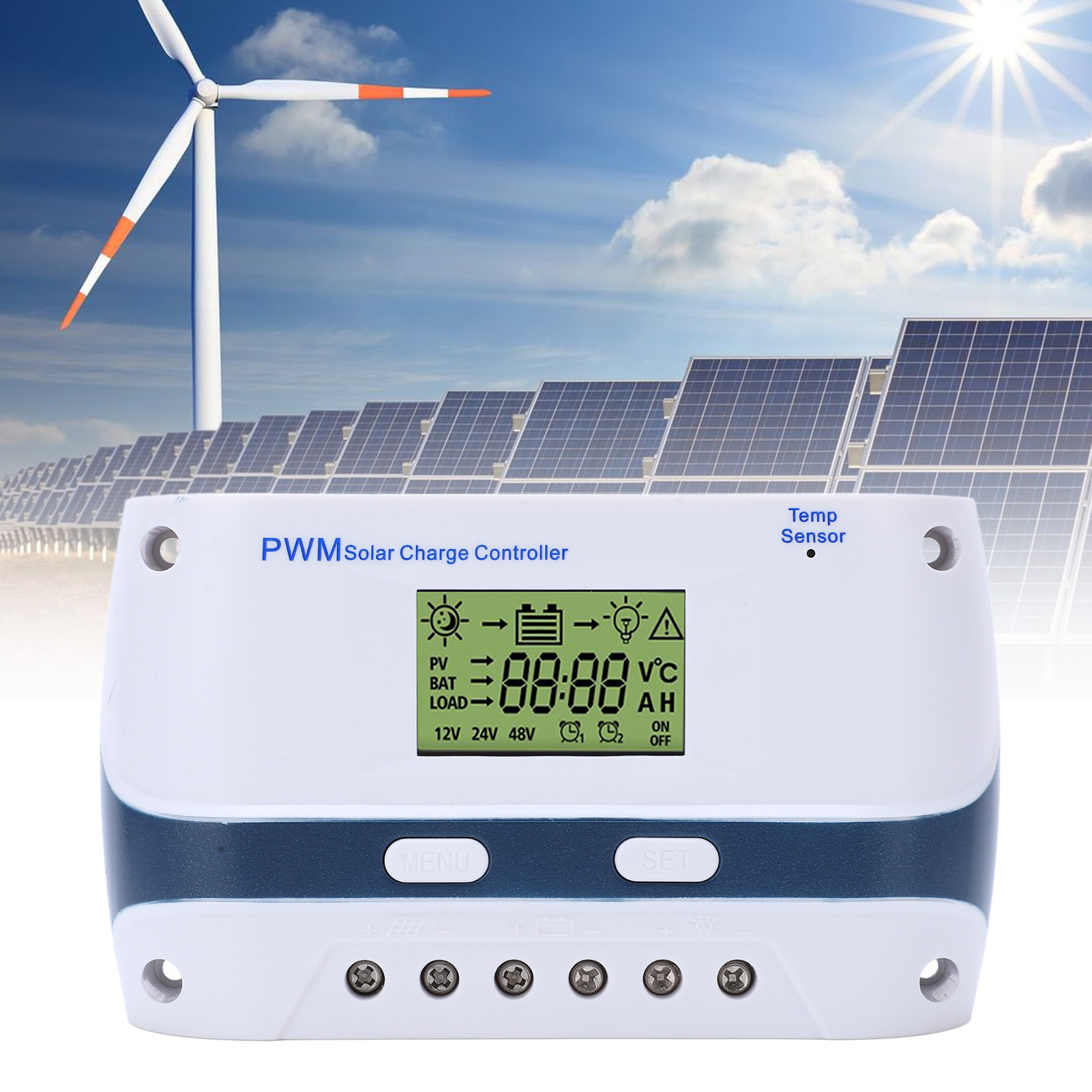 Solarladeregler Für Wohnmobil/boot 12v/24v 40a Mit 1 Usb 5v Ausgang (lt40)