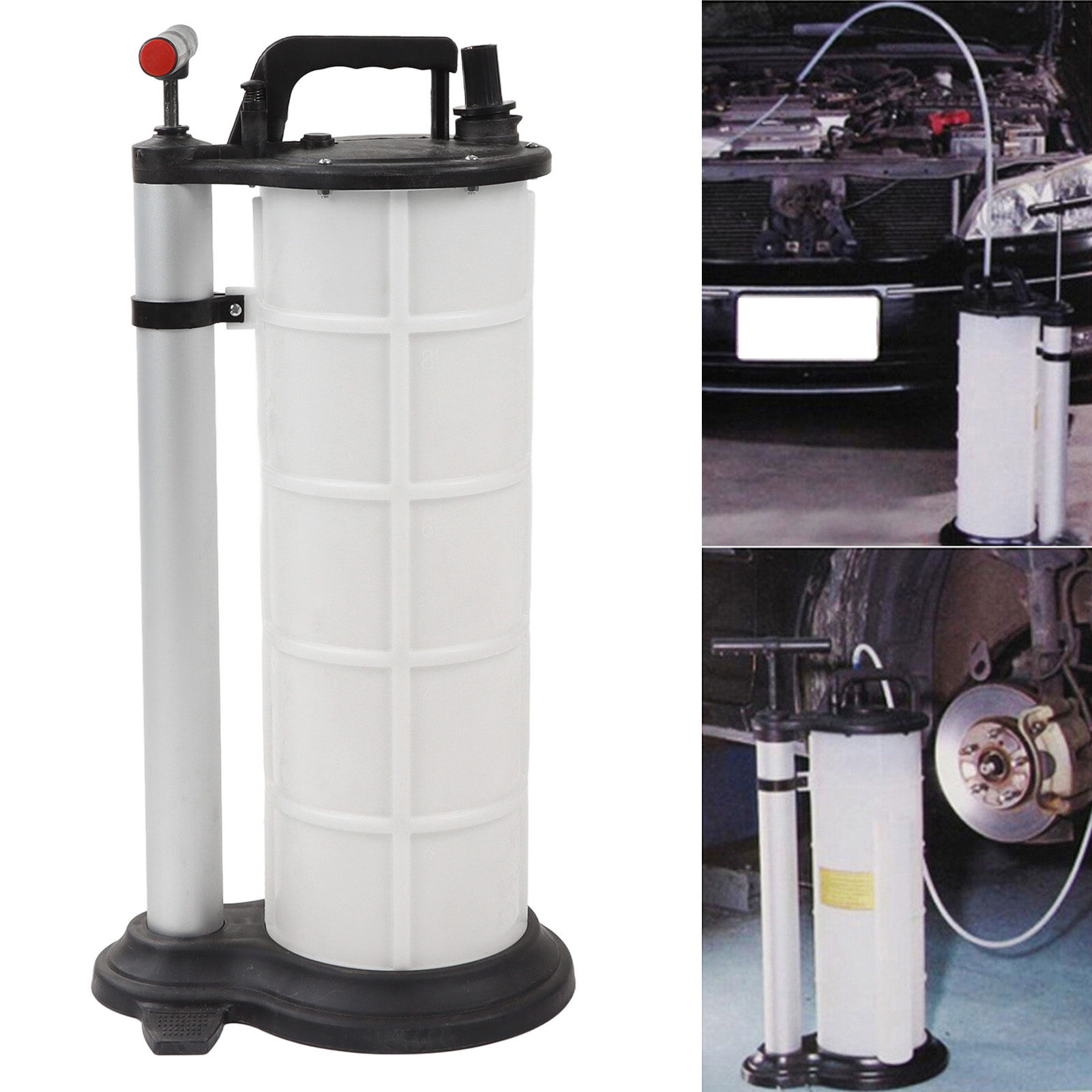 Manuelle 9-liter-kraftstoffabsaugvorrichtung Mit Vakuumpumpe Für Die Kraftstoffabgabe, Geeignet Für Fahrzeuge Und Schiffe (inkl. Luftpolsterfolie) (übergröße) (übergewicht)