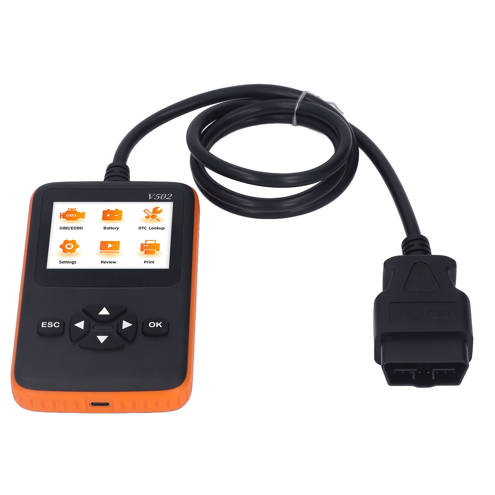 V502 Kfz-diagnosegerät, Erweiterter Universeller Obd-ii-scanner, Kfz-motorfehlercodeleser, Can-diagnosegerät 1996