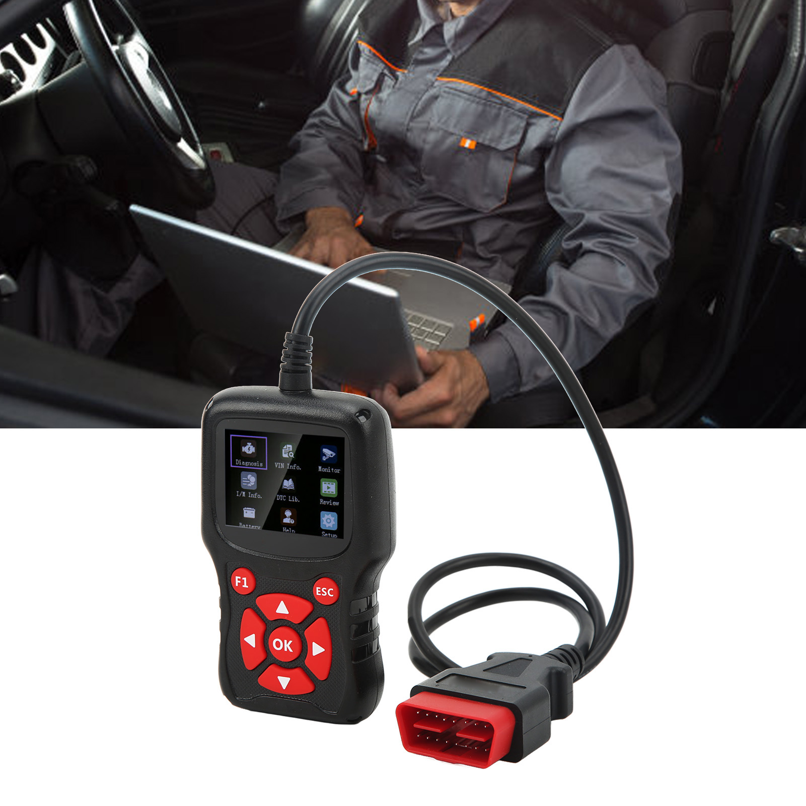 C302 Obdii/eobd-scanner – Kfz-diagnosegerät – Obdii-kfz-scanner