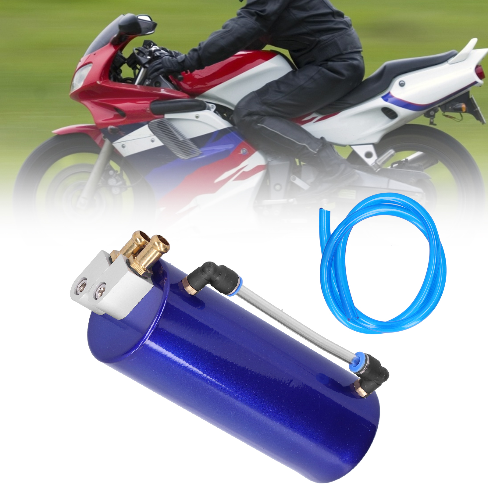 Set Universeller Blauer Autoölkanister