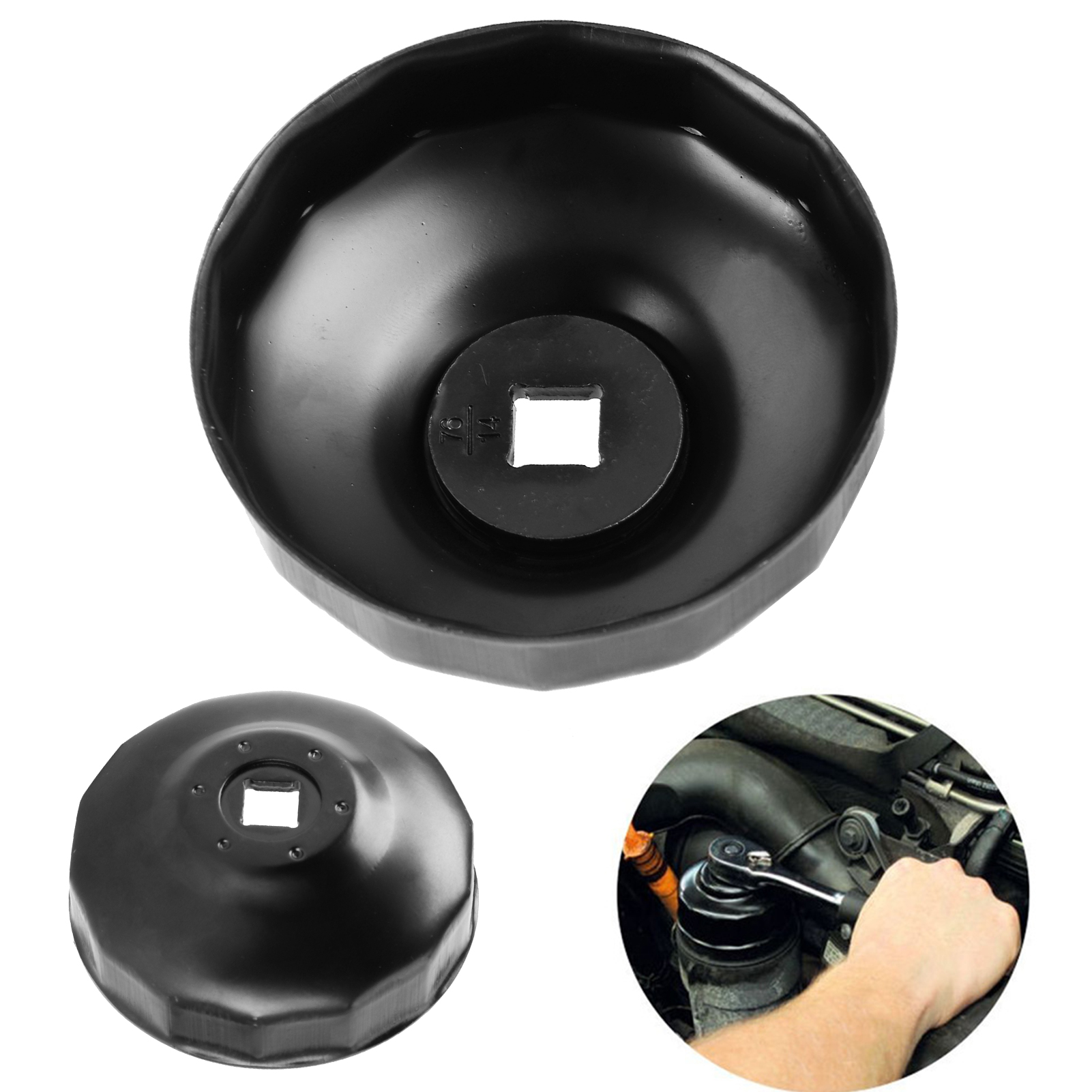 Universalschlüssel Für Kfz-ölfilter, Filterausbauwerkzeug 76 Mm/14 Fuß