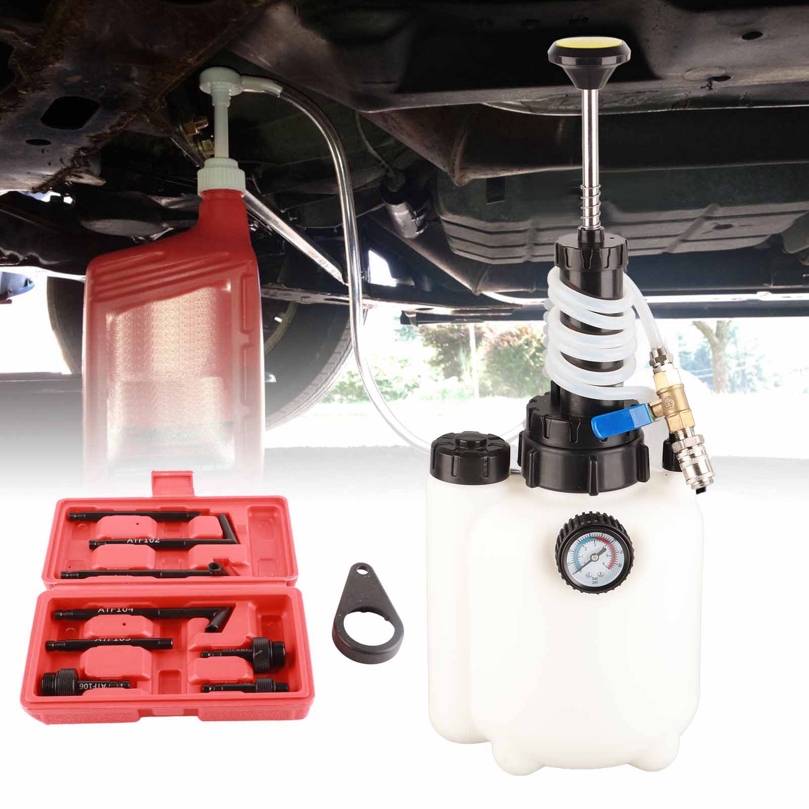 3l Schaltgetriebeöl-einfüllsystem Mit Pumpe Und 8 Atf-adaptern (vt01294n)