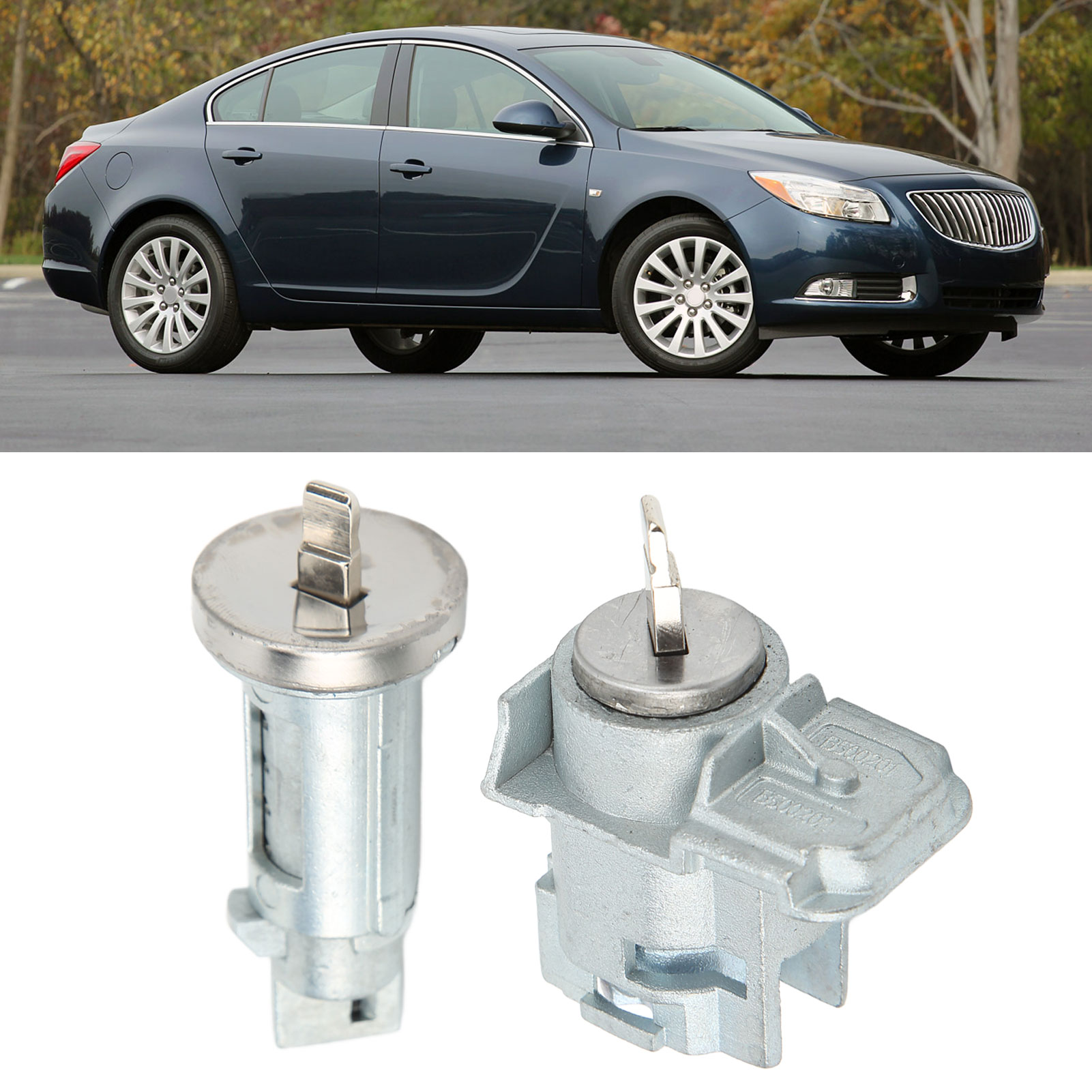 7012918 Türschloss Vorne Links Mit Zündschalter Und Schlüssel, Passend Für Buick Regal 2011-2017 (nur Linkslenker)