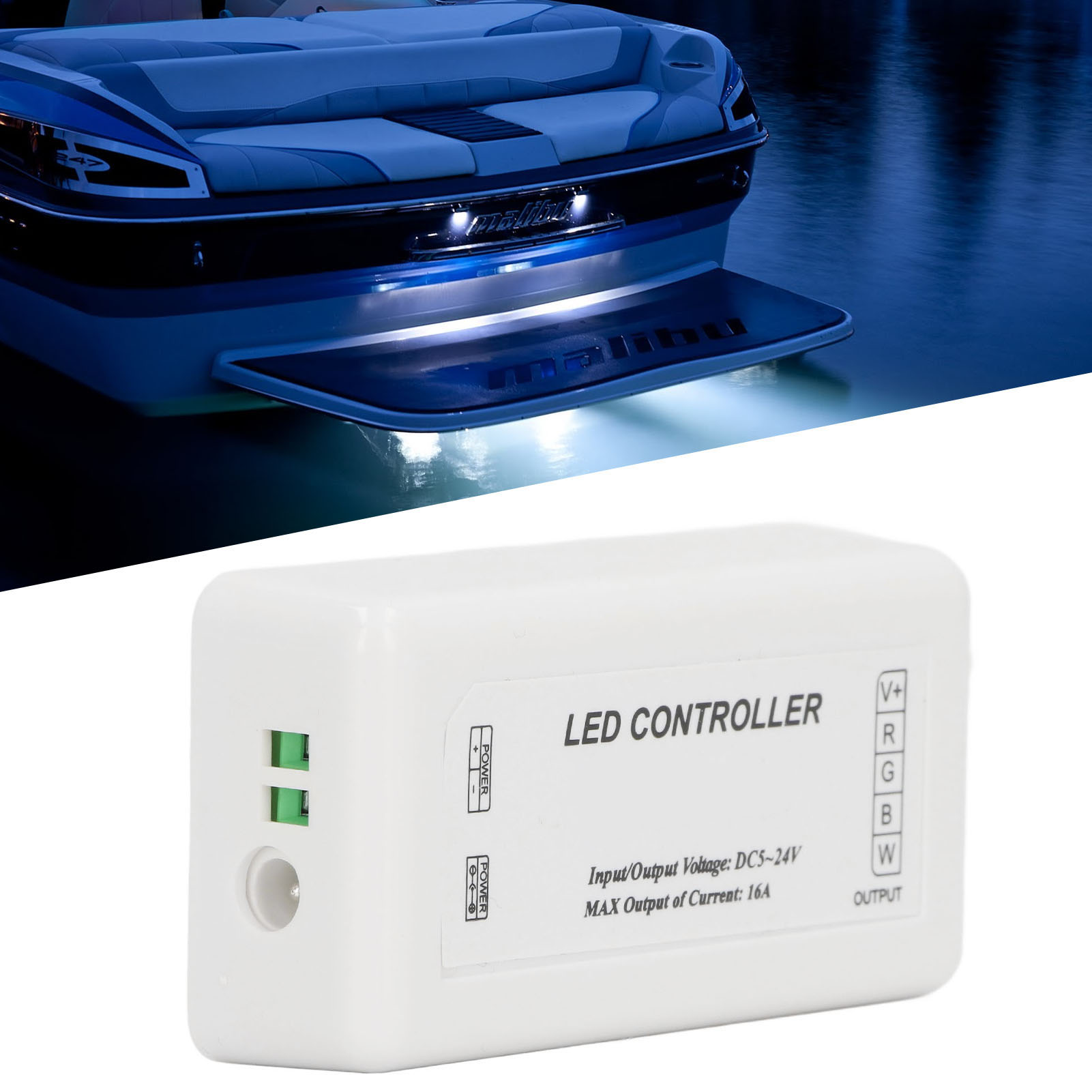 Bluetooth-controller Für 12/24v Rgb/rgbw Unterwasserbeleuchtung Für Yachten/schifffahrt