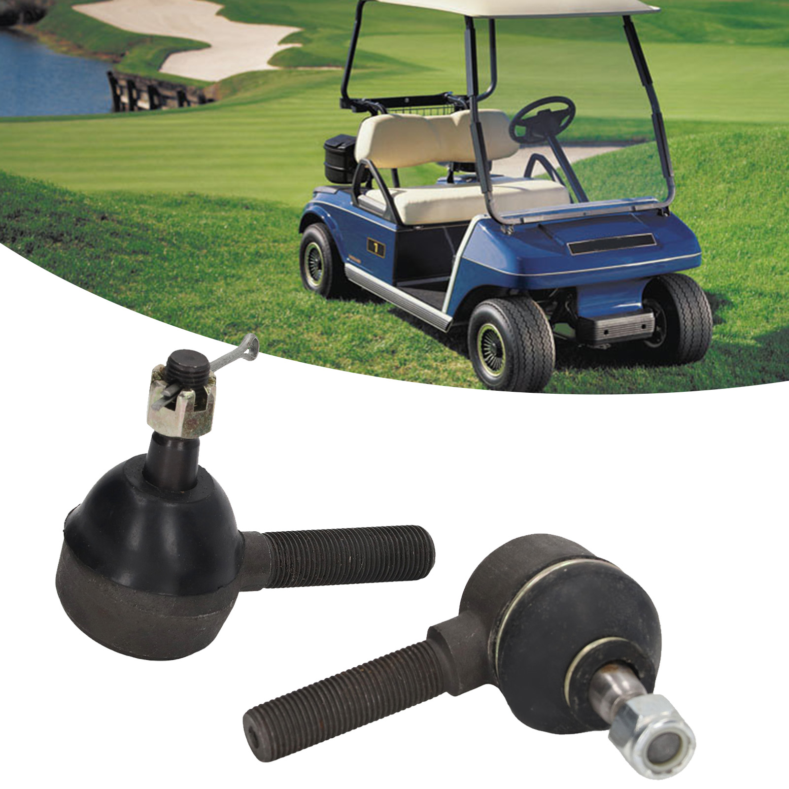 2-teiliges Set Für Club Car Ds Golfwagen-anhängerkupplungs-endkappen (1976-2008)