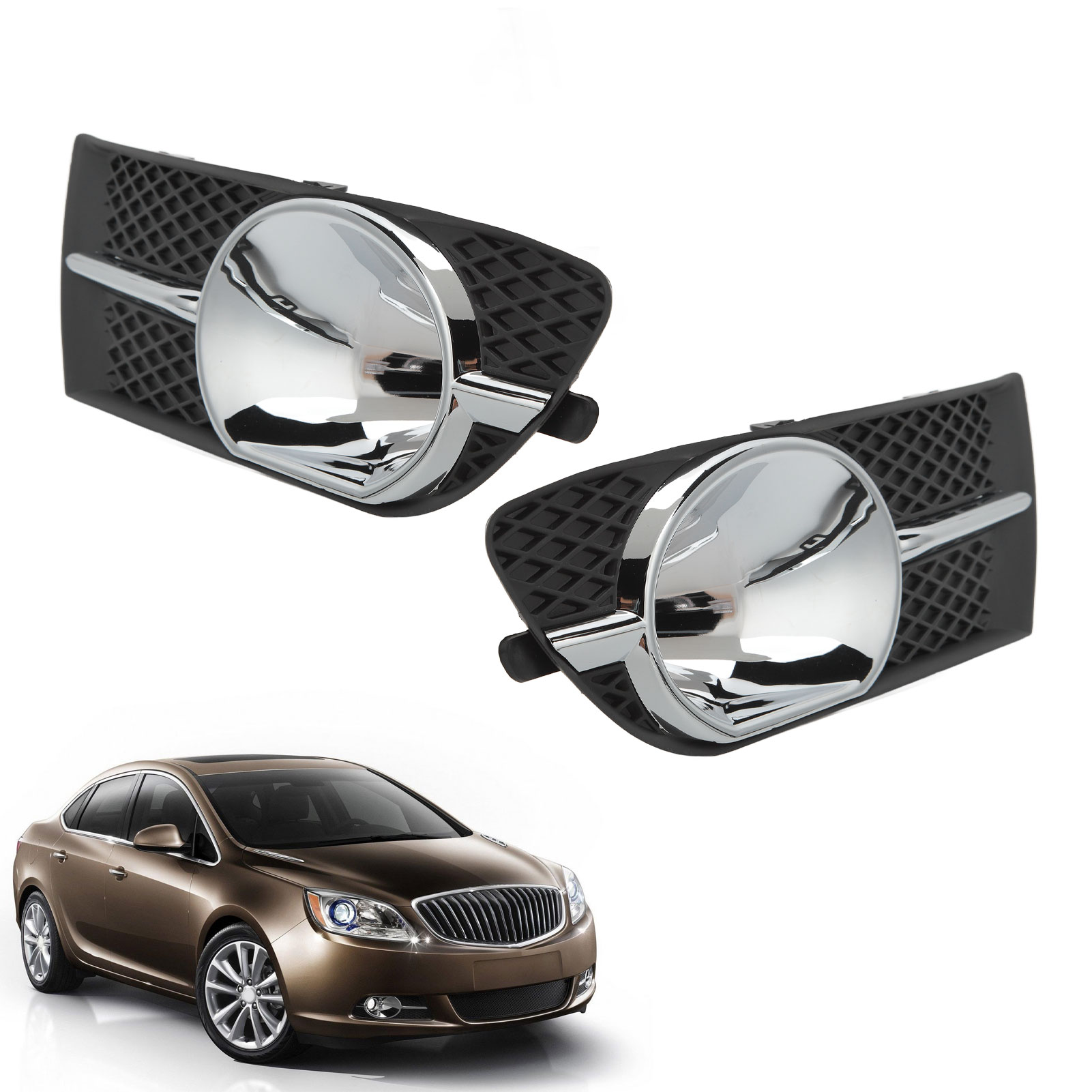Nebelscheinwerferabdeckung/-rahmen (paar) Zu Verkaufen, 25887502, Kompatibel Mit Buick Verano 2013-2016.