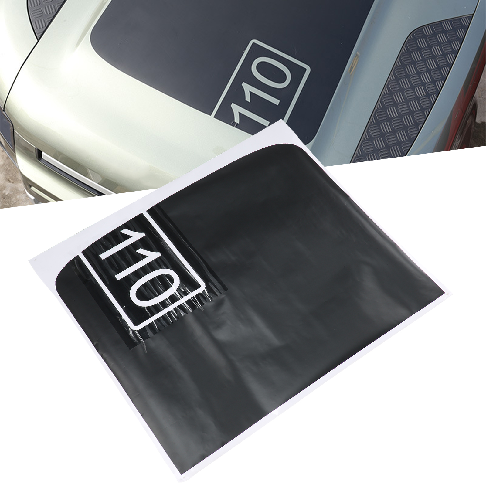 Autozubehör - Aufkleber Für Die Motorhaube Des Land Rover Defender 110 2020-2021 (110)