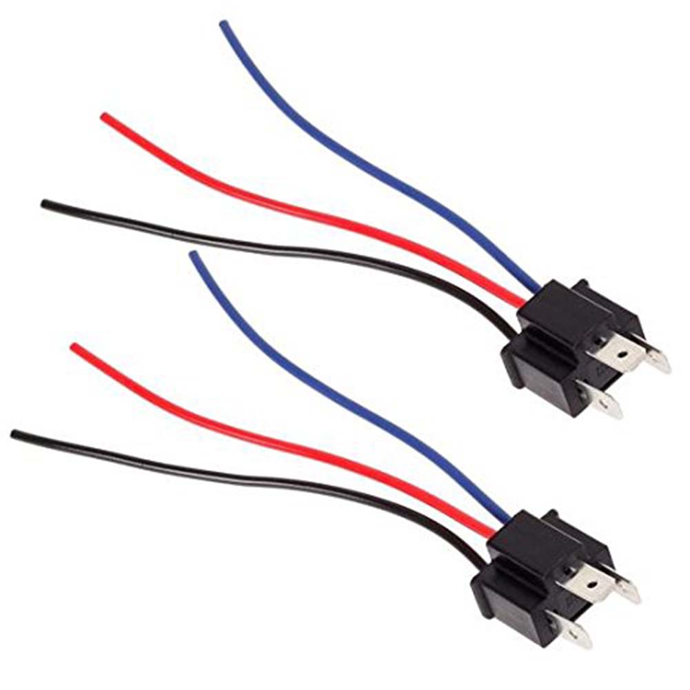 [yuexinghui] H4 Stecker Mit Kabel (2 Stück)