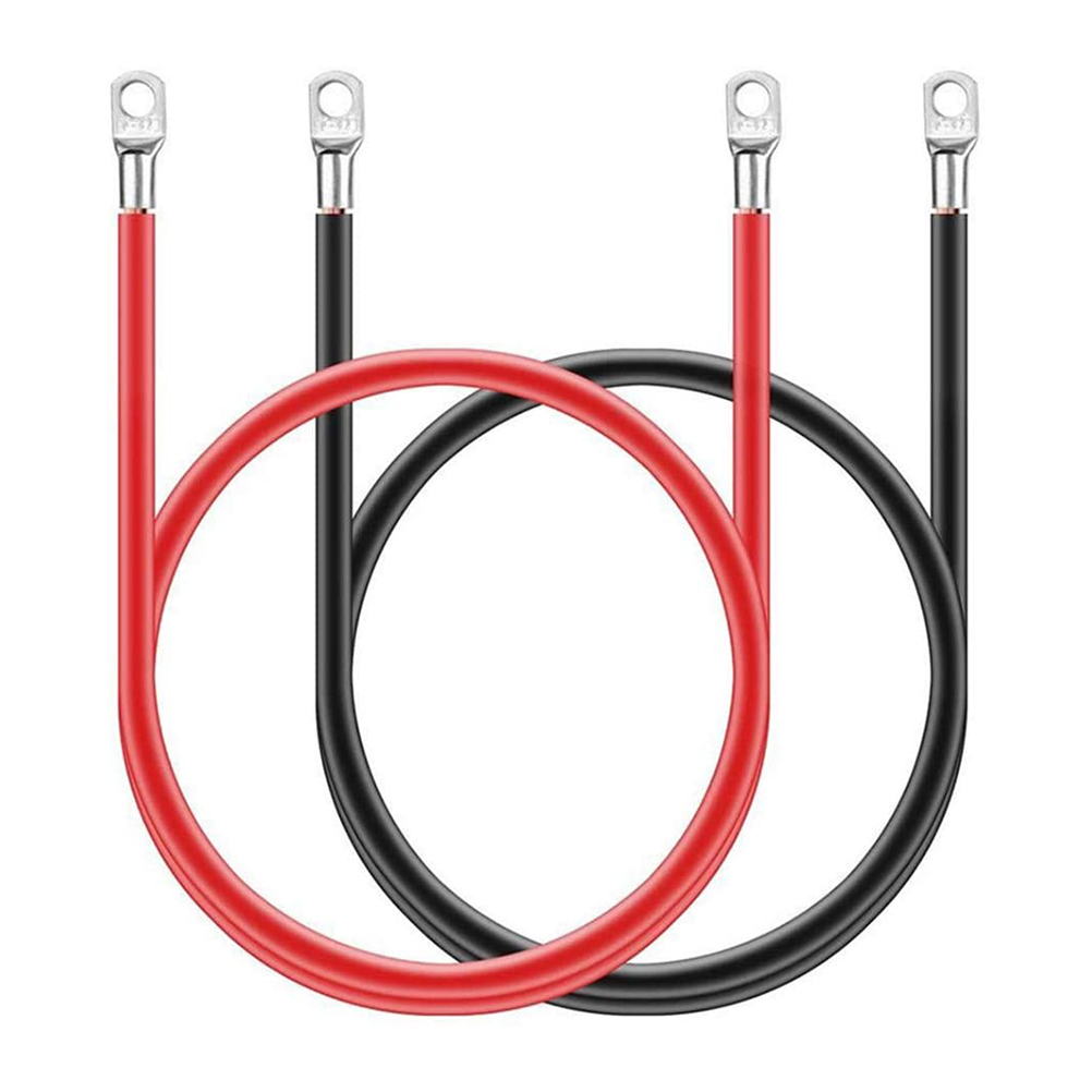 [yuexinghui] Starthilfekabel Für Autobatterien, Rote Und Schwarze Massekabel, Kupferdrähte, Massekabel Für Batterien, 16 Quadratmillimeter, 50 Cm Kabelreparaturteile.
