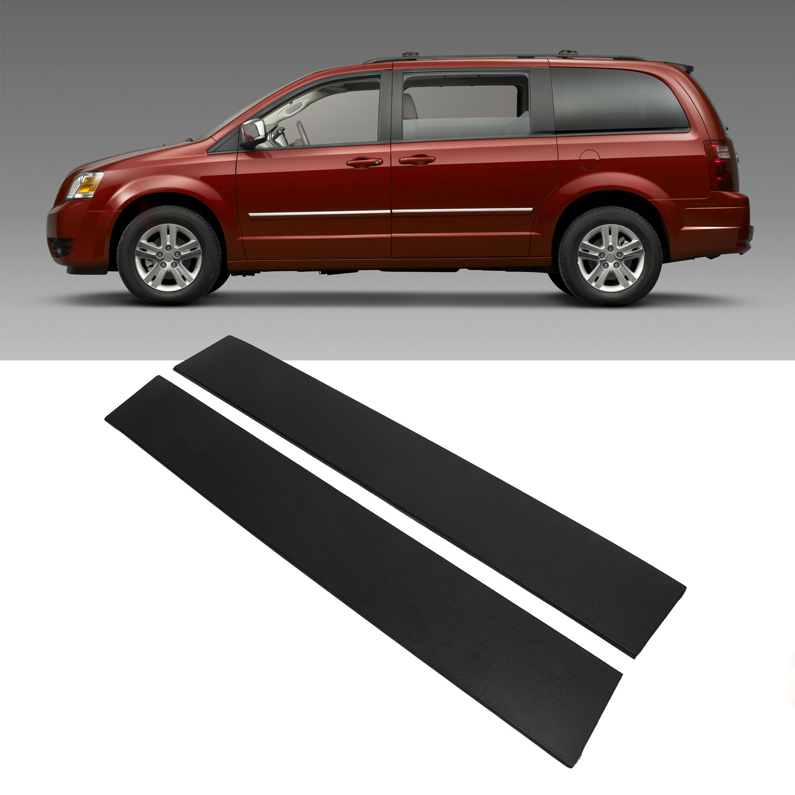 Dekorative Aufkleber Für Die B-säulen Der Vordertüren (je Ein Paar Pro Seite) Für Dodge Grand Caravan 2008–2020 5020664aa 5020665aa