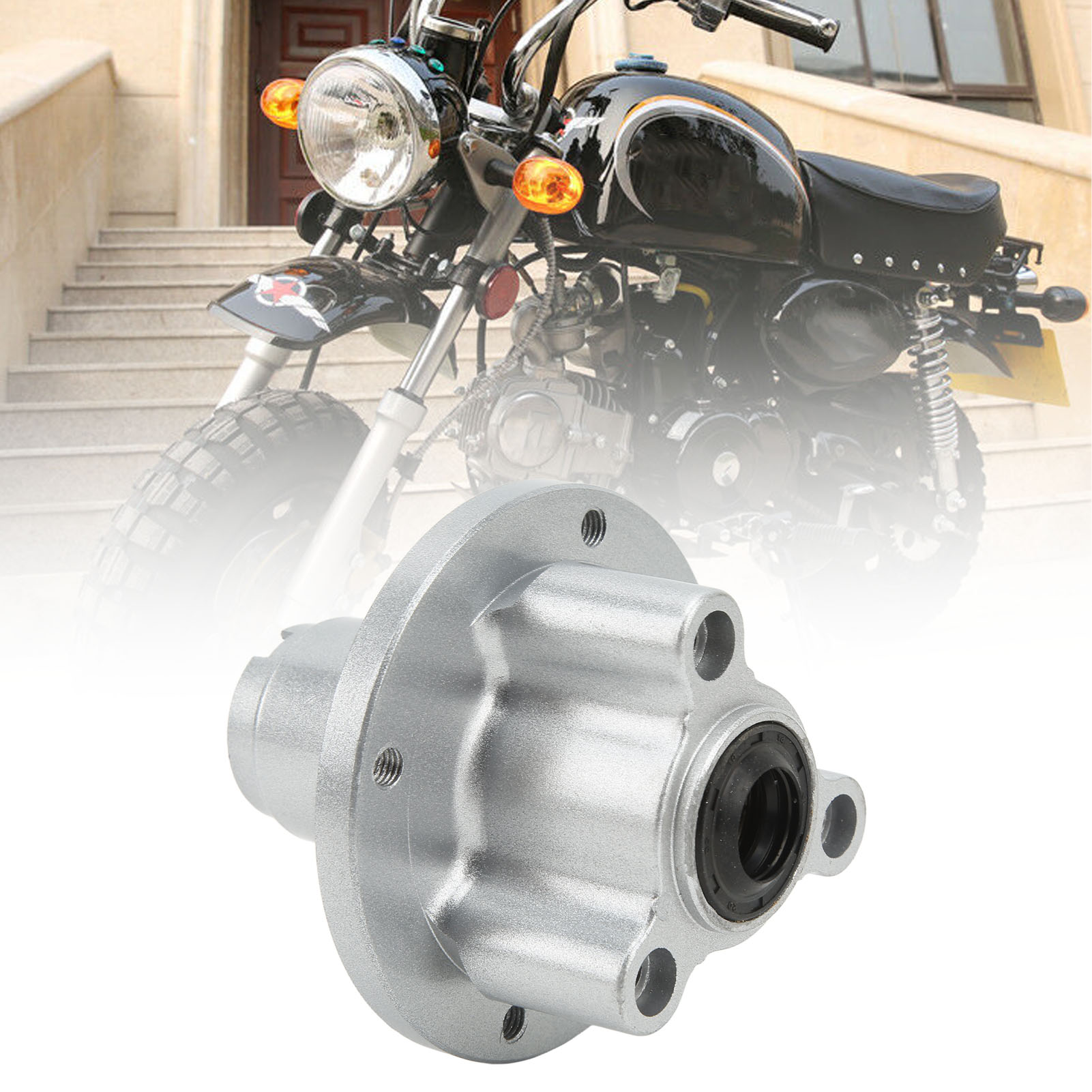 12 Mm Cnc-gefräste Aluminium-vorderradfelge Für Monkey Bike Z50 Skyteam Scheibenbremse