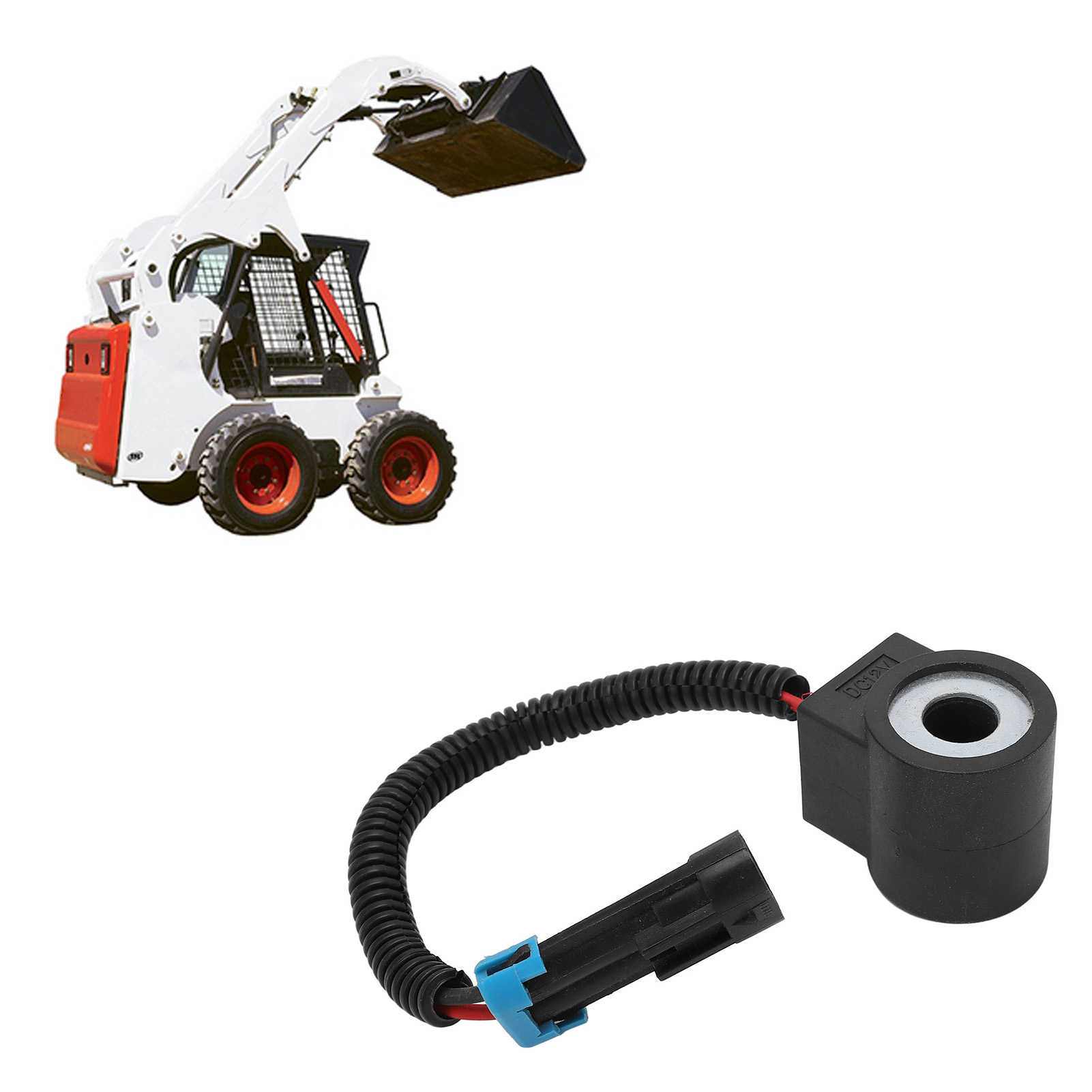 Die Magnetventilspule 6309311 Ist Für Bobcat Kompaktlader Geeignet.