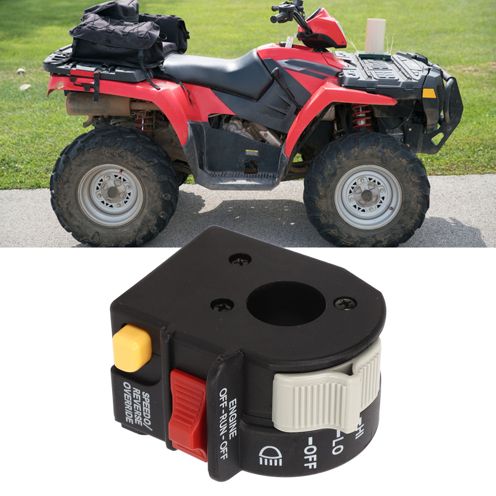Tragbarer Lichtschalter, Ersatz-scheinwerfer-ein/aus-schalter Für Polaris Sportsman 400, 500, 700 Und 800 Modelle. Teilenummern: Polaris 4011835, 4010591, 4010560, 2010340, 4010592 Und 4011385.