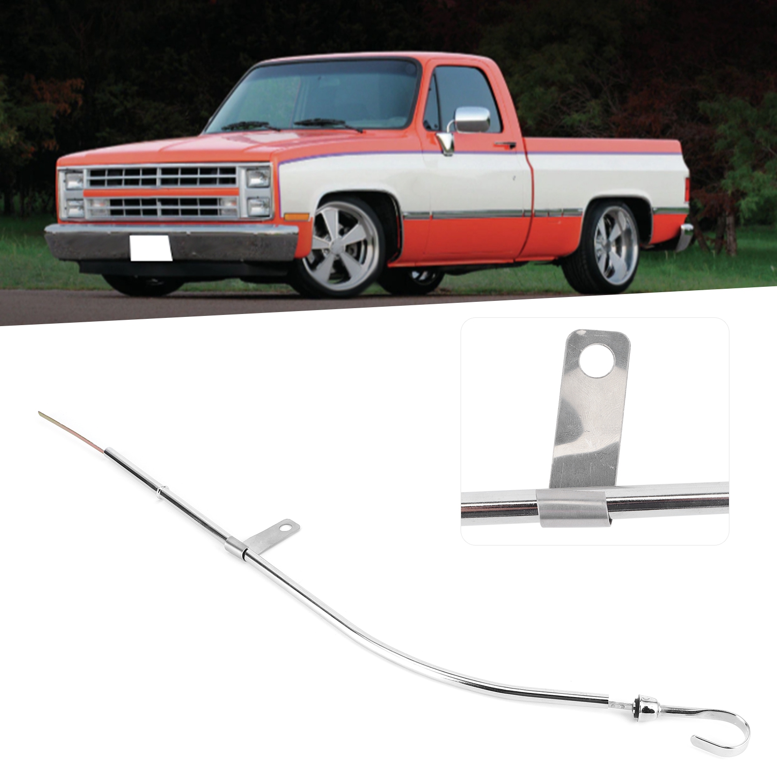 Übergroßer Ölmessstab Für Chevy Sbc 305 350 (1980-1985) (si-at39021)