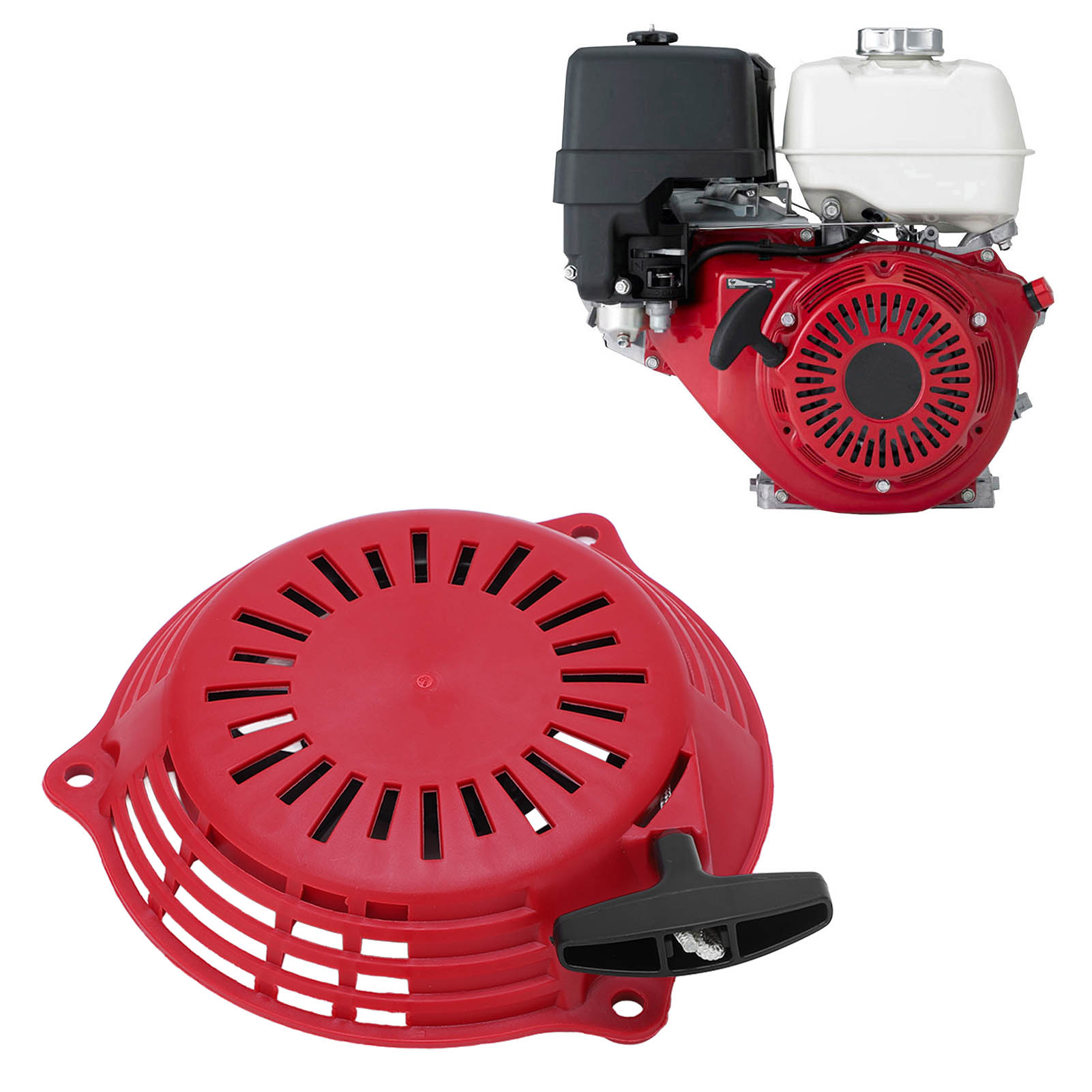 Die Seilzugstarter-baugruppe Ist Geeignet Für Honda Gc135, Gc160, Gcv135, Gcv160 (rot) (oe: 28400-zl8-023za).