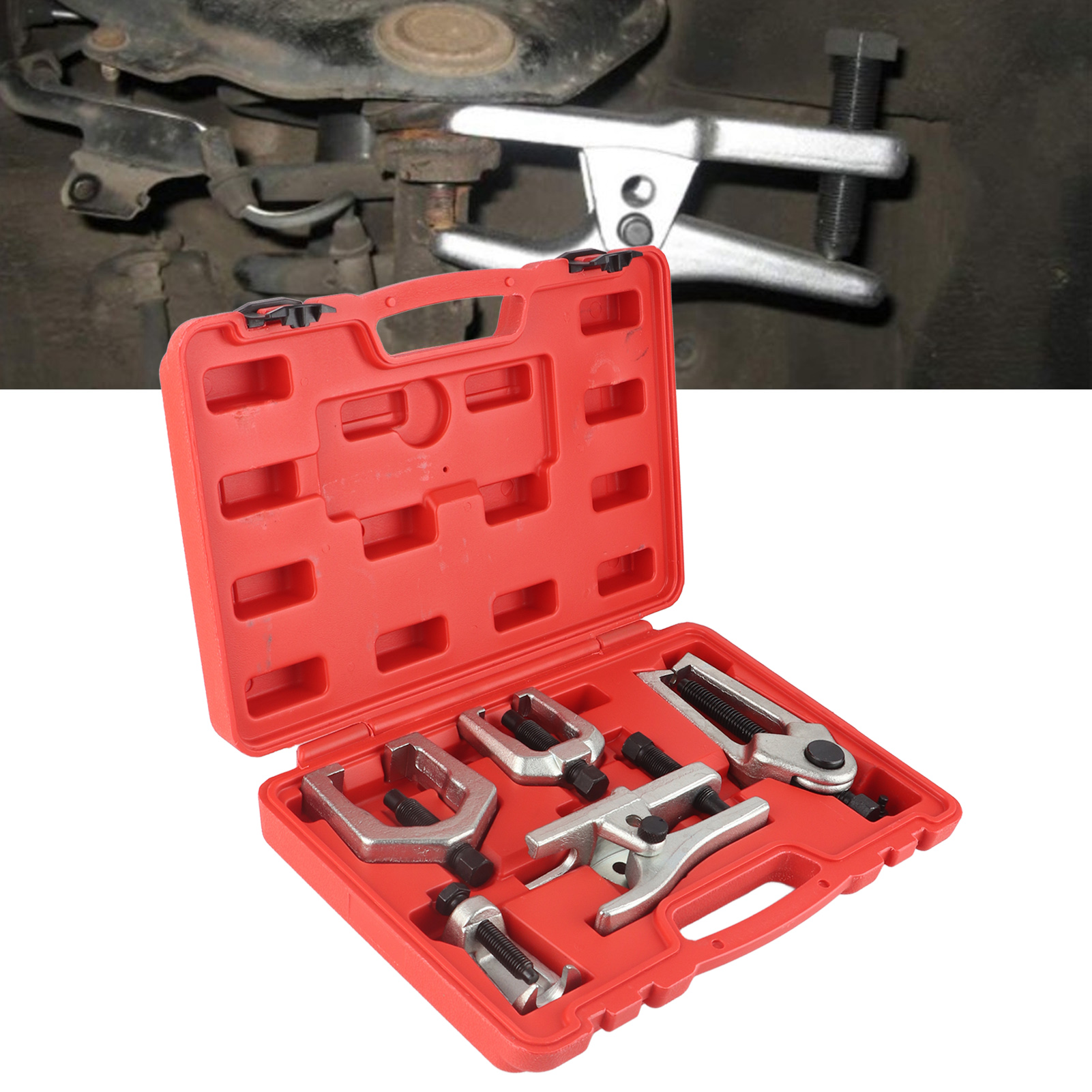 5-teiliges Kugelgelenkabzieher-set Für Die Kfz-reparatur, Spurstangenwerkzeug, Kugelgelenkabzieher Für Den Unteren Querlenker (europäische Und Japanische Ausführung), Lenkhebelabzieher