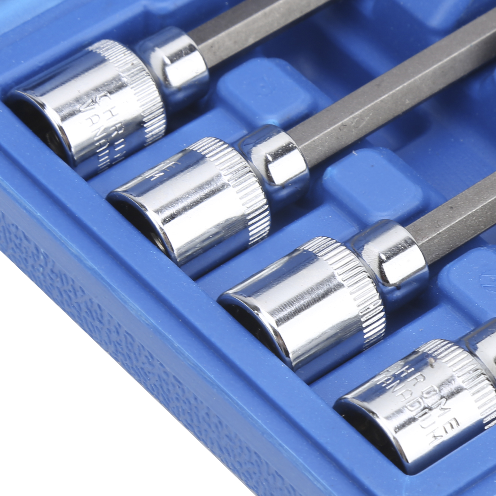 7-teiliges Set Inklusive 3/8-zoll-vierkantschlüssel, Extra Langen Torx-schraubendreherbits Der M-serie Und Steckschlüsseln, Mit Werkzeugkoffer, Für Die Wartung Und Reparatur Von Kraftfahrzeugen.