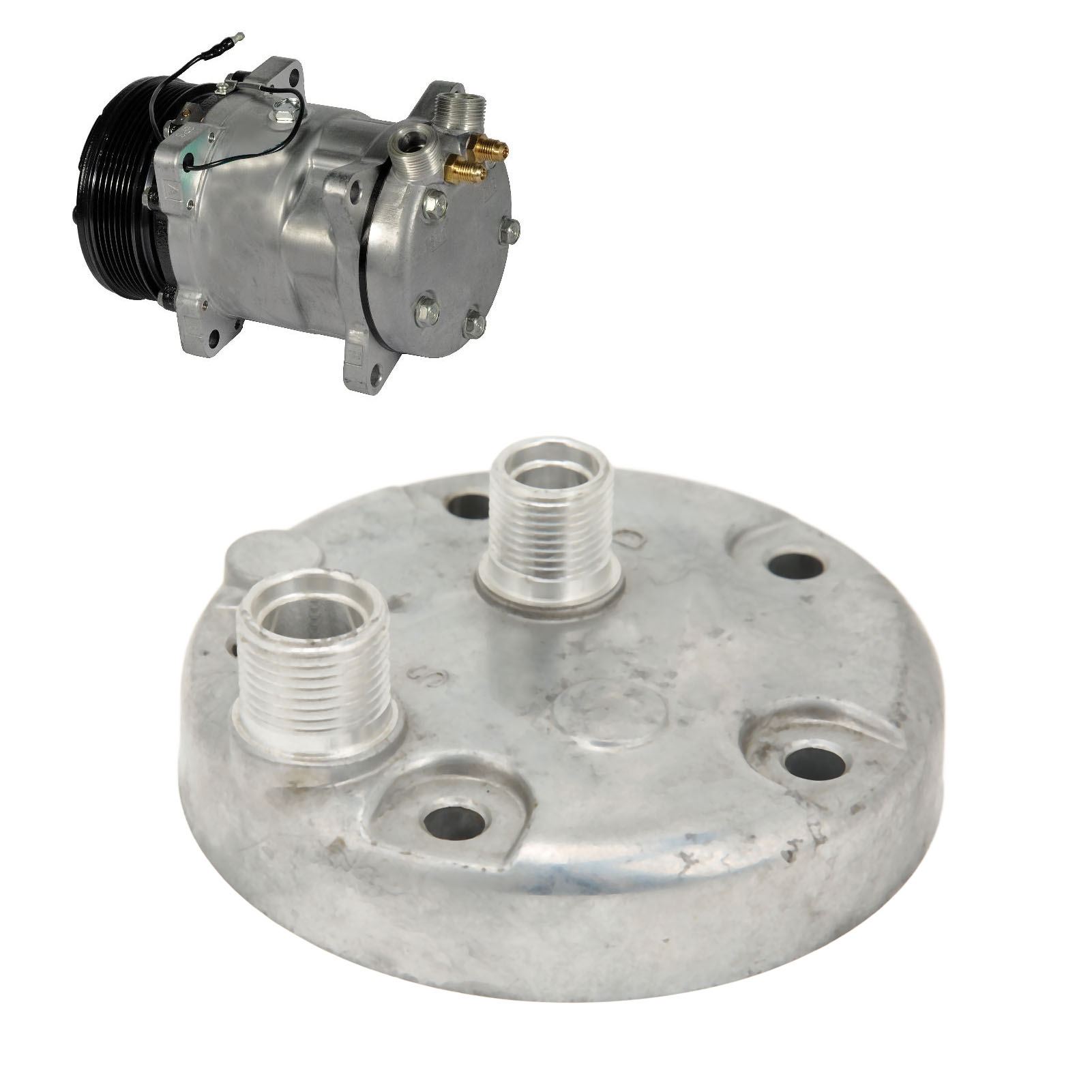 Abdeckung Für Klimakompressor, Drei-elemente-elektrosystem Sd508 Oring Hrz 8x10, Zubehör-/hinterkopf (teilenummer: Lr-cy034)