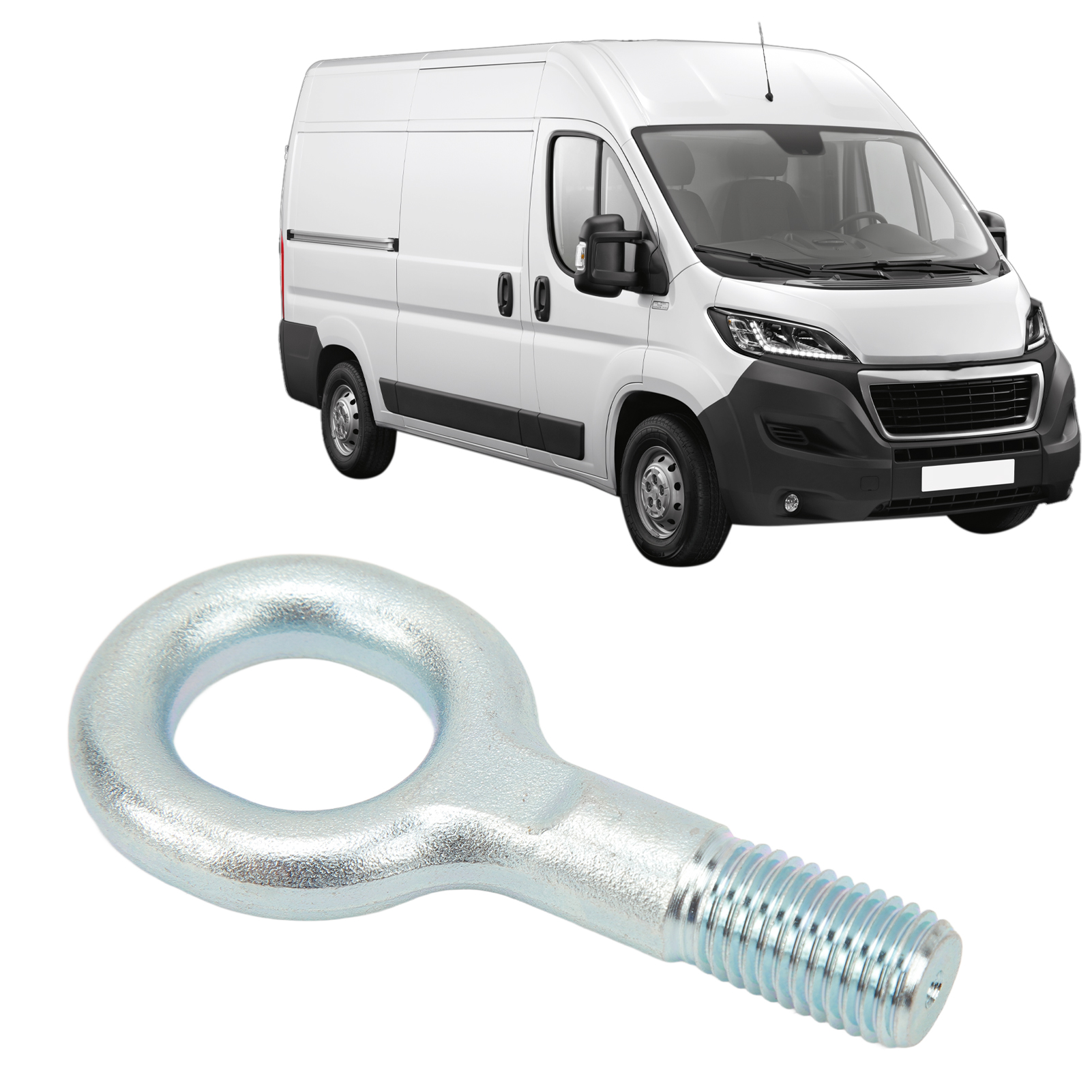 Anhängerkupplung 1348135080 Kompatibel Mit Citroën Relay, Peugeot Boxer Und Fiat Ducato