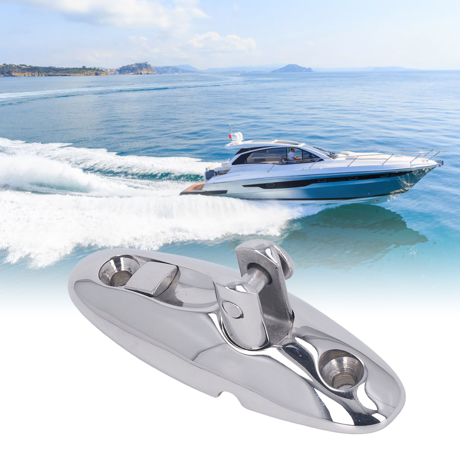92 Mm Edelstahl 316 Marine Bimini-drehdeckscharnier Mit Schnellverschluss Für Boote Und Yachten