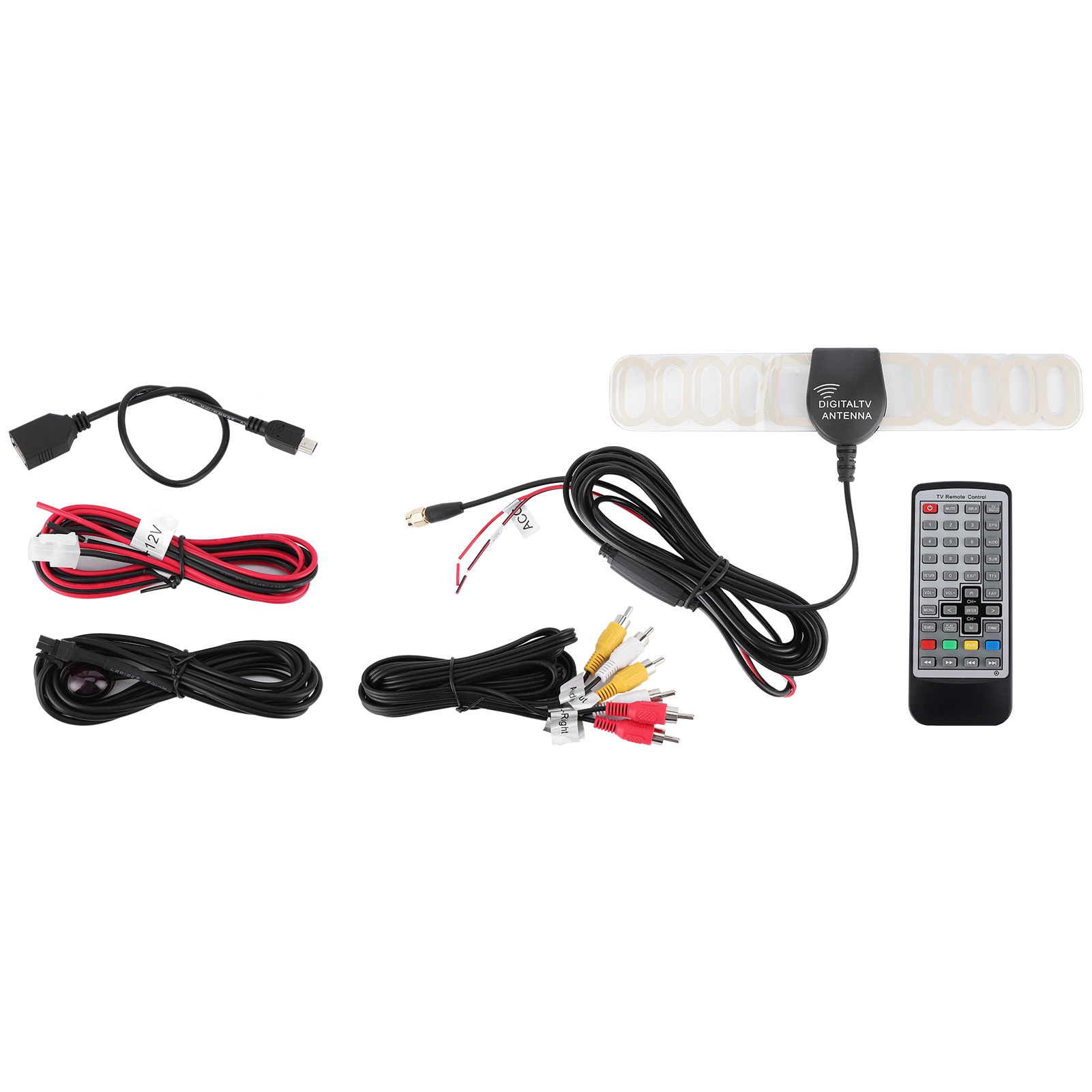 Digitaler Auto-tv-receiver, Dual-standard Dvb-t2/t, Kompatibel Mit H.265 (fernbedienung Ohne Batterie Im Lieferumfang Enthalten).