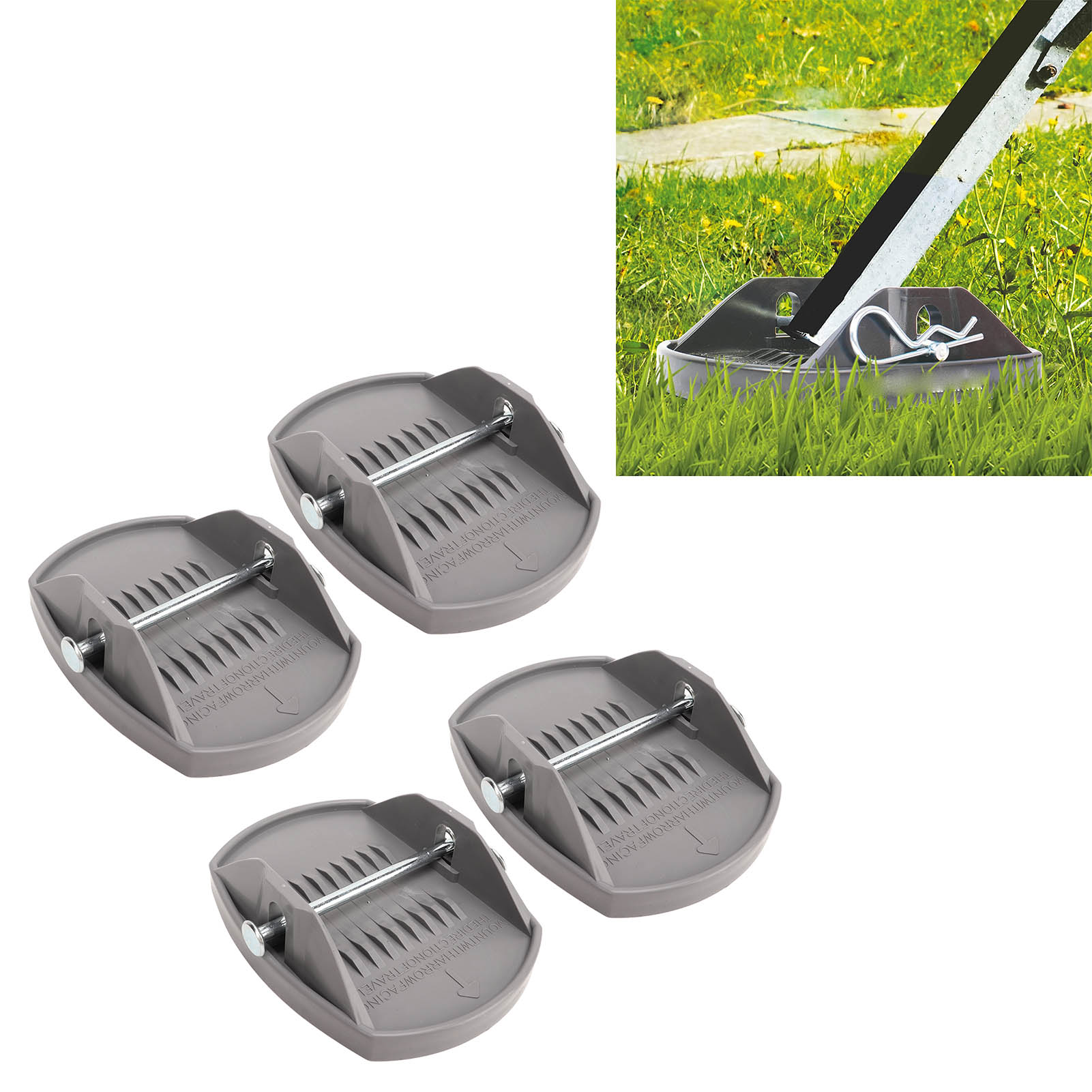 4 Stützfüße Für Wohnwagen, Robuste Sicherheits- Und Stabilisierungspolster Für Wohnwagen/wohnmobile, Anti-sink-polster Für Wohnwagenfüße (23p)