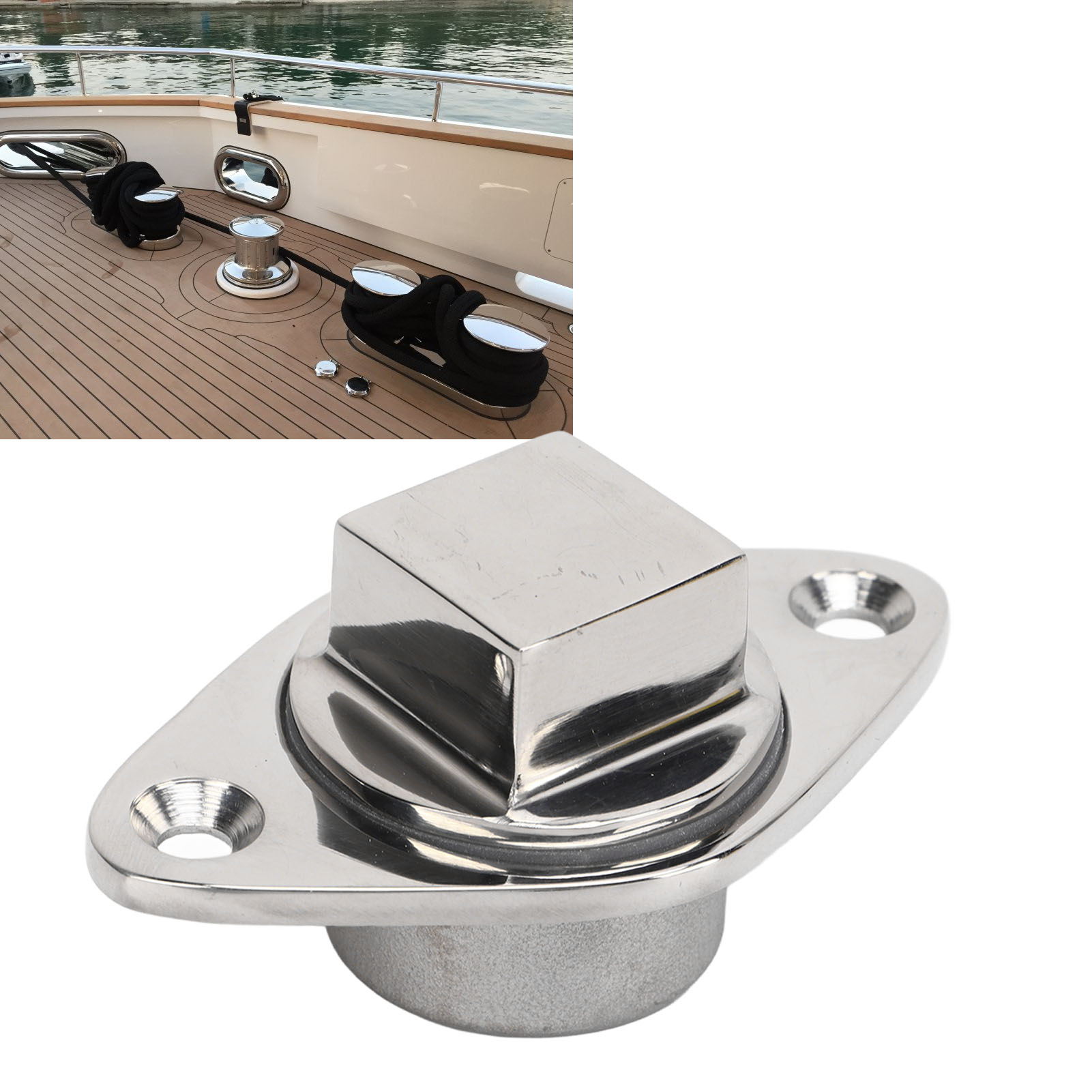 1-1/4 Zoll Marine-ablassschraube Aus Edelstahl 316 (weiße Dichtung)
