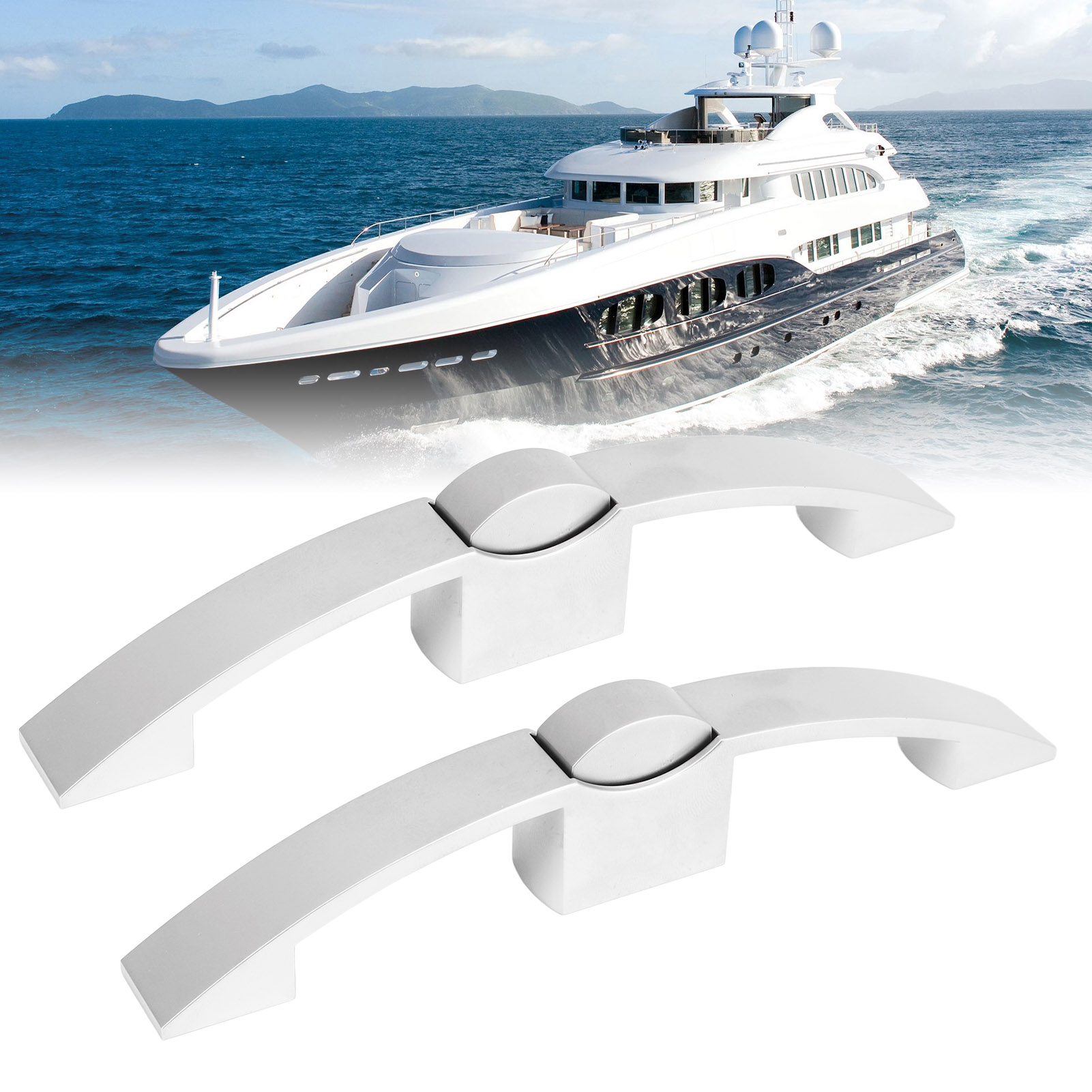 Zubehör Für Wohnmobile/boote: Bogenförmiger Abschließbarer Metallgriff (p08-128-ch-a) (verkauf Im 5er-pack)