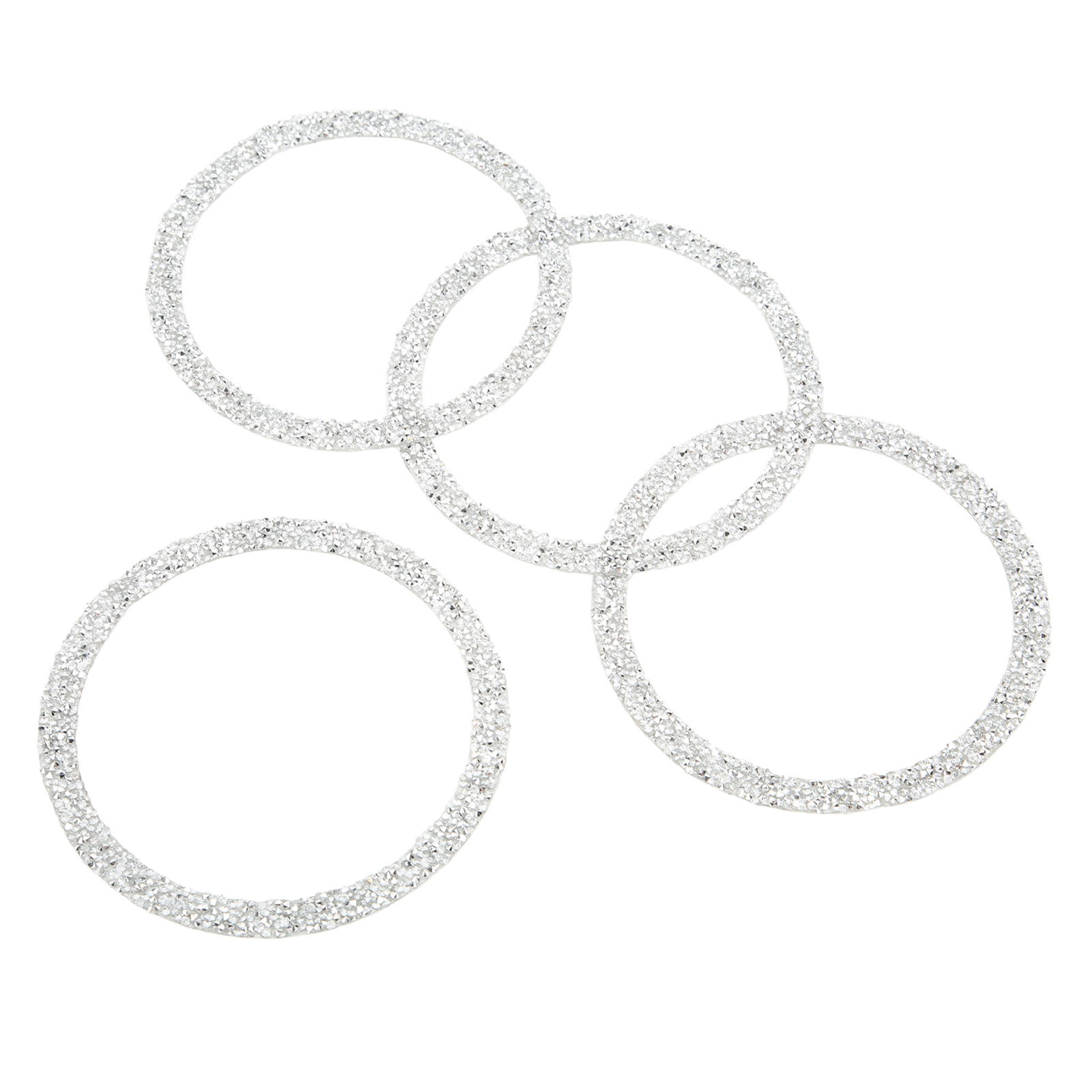 Strass-türlautsprecher-dekorationen Für Auto-tuning, Lautsprecherdekoration, Reflektierender Glanzeffekt, Kompatibel Mit Bmw 2er, 3er, 4er Reihe M2 M3 M4 F22 F30 F32 F87 F80 F82 (4 Stück)