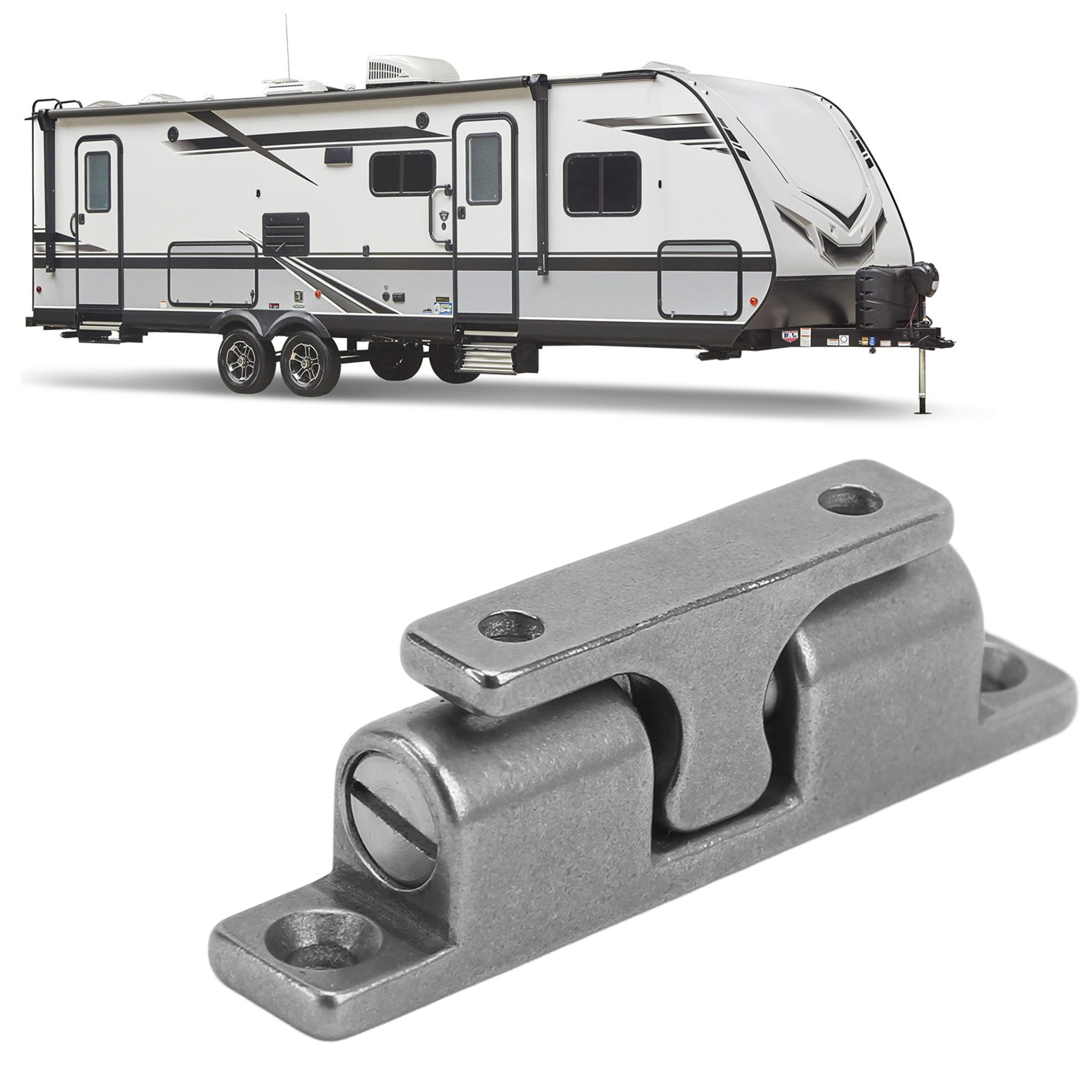 Die 70 Mm Großen Tür- Und Fensterriegel Aus Edelstahl Eignen Sich Für Schiffe, Yachten Und Wohnmobile.