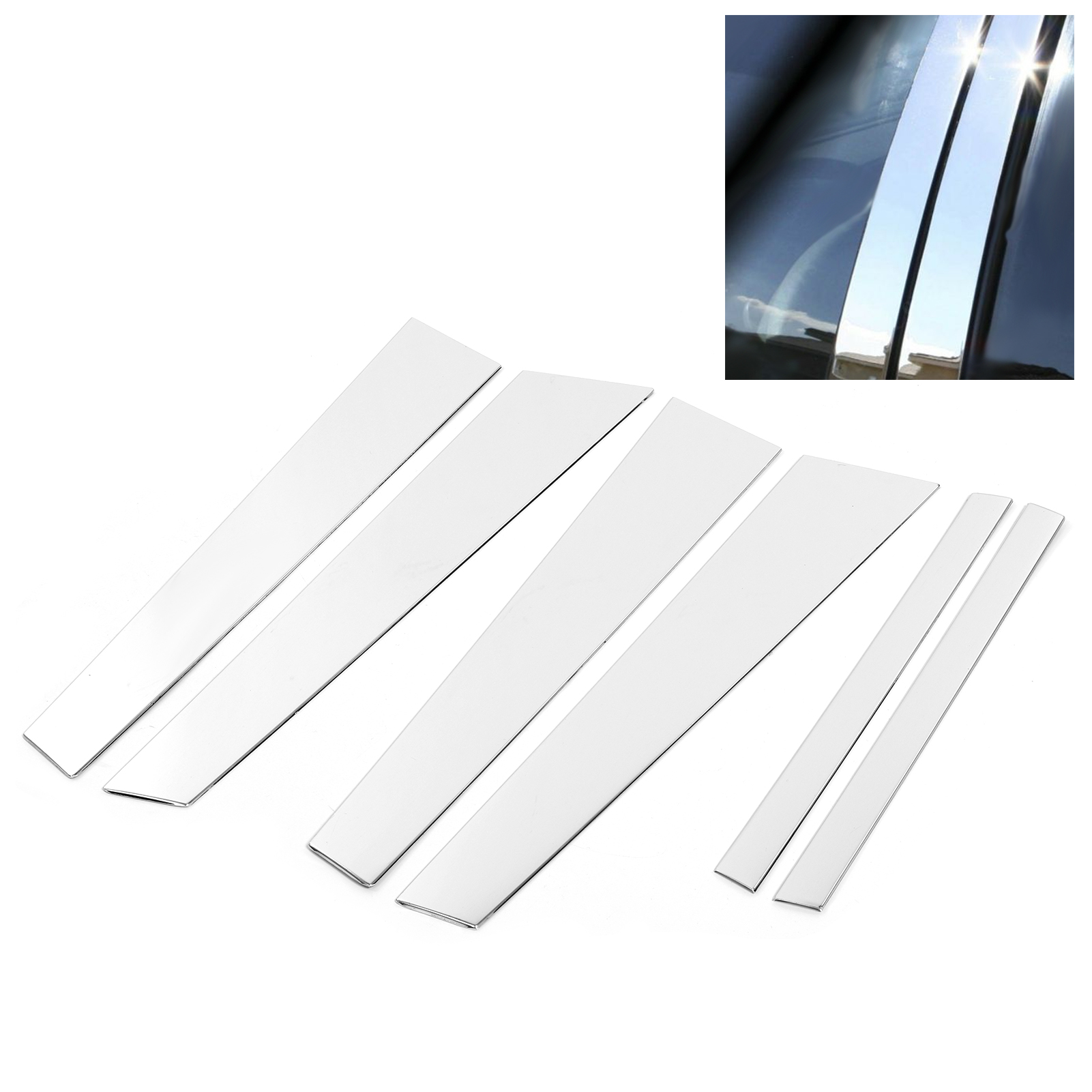 Modifizierte Türsäulen-zierleisten Für Bmw 7er Reihe 2008-2014 (f01 Und F02) - Set Mit 6 Stück (inkl. Verpackung)