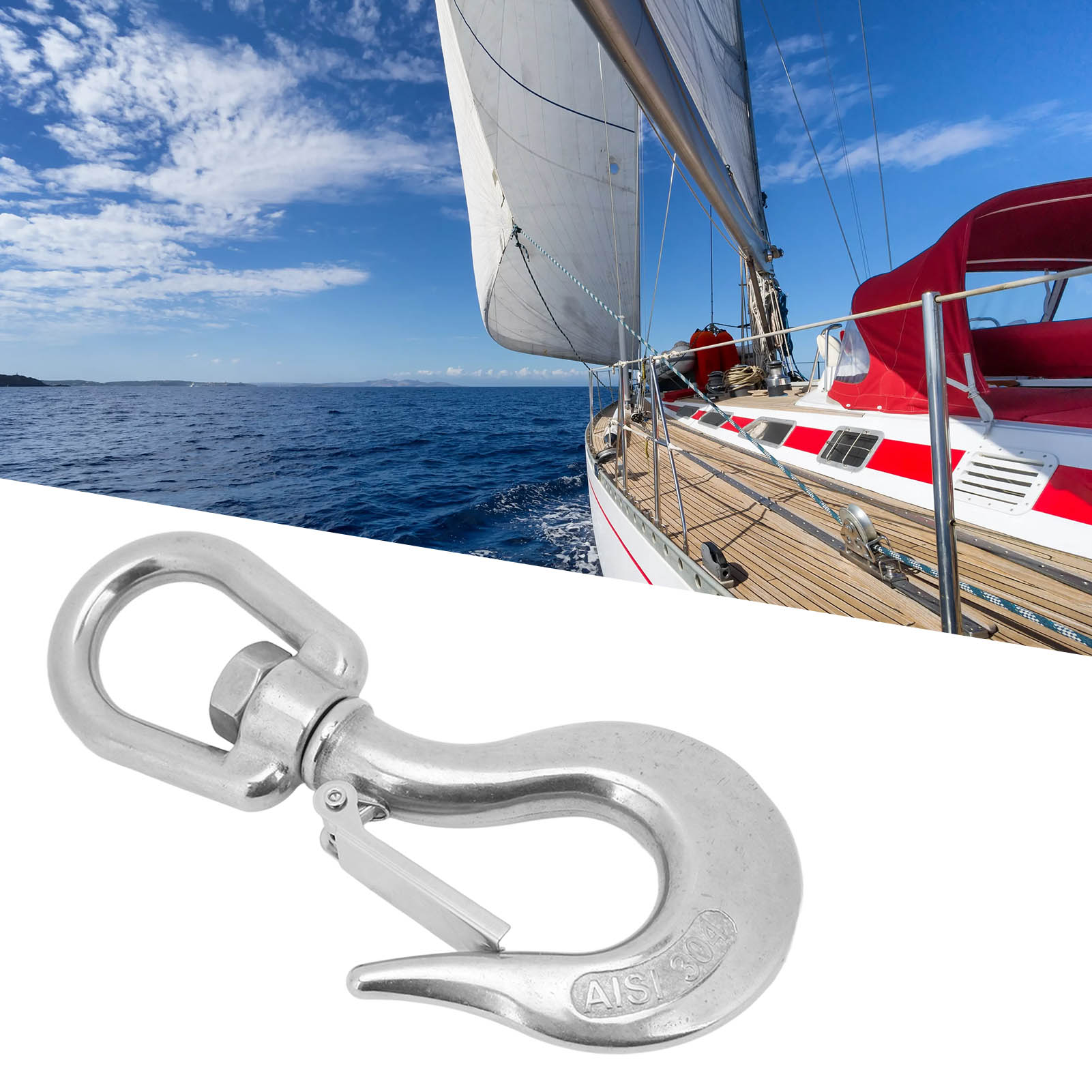1,3-zoll-gabelwirbelring Aus Edelstahl Für Boote Und Yachten