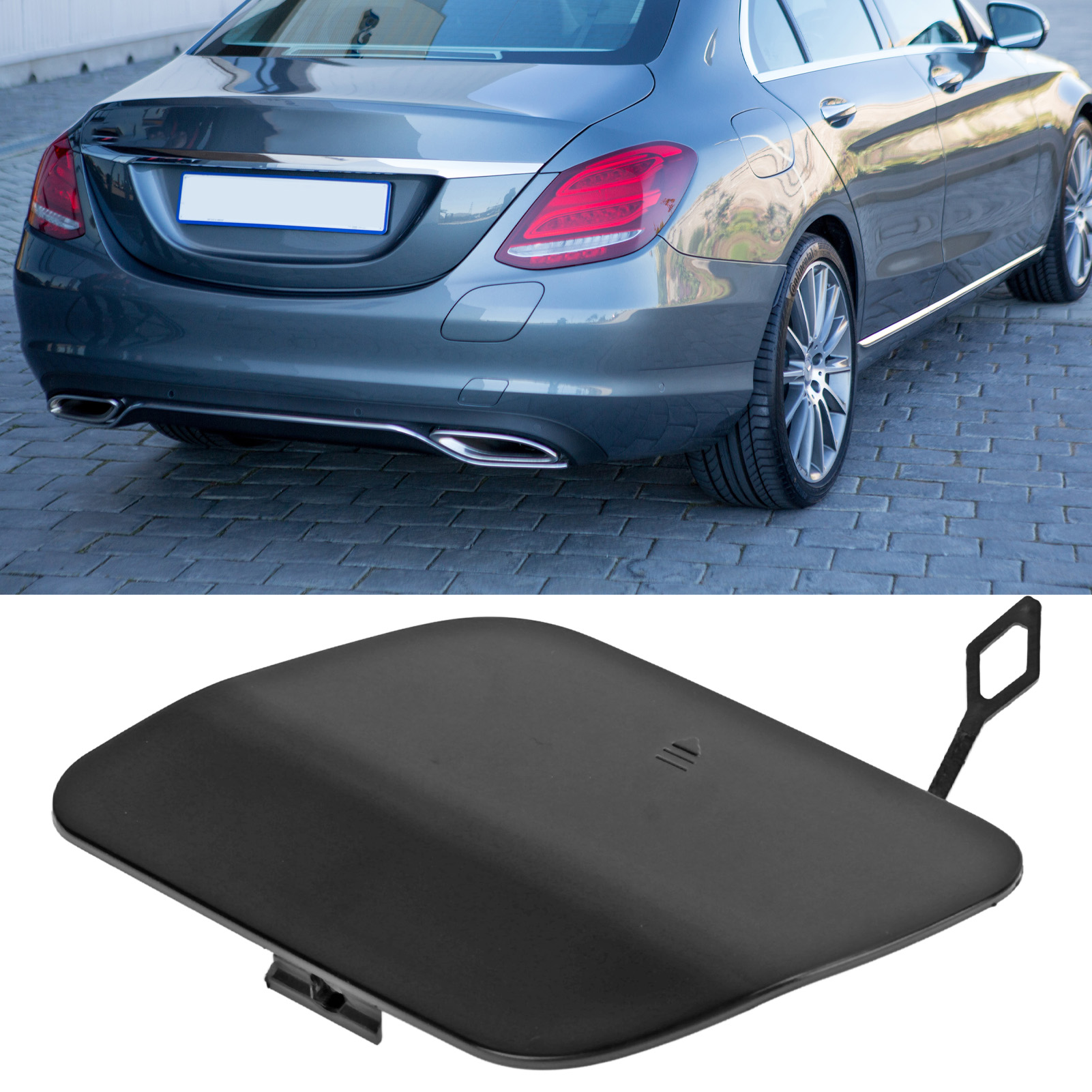 Oem-referenz: A2058850224 Abdeckung Für Abschlepphaken Hinten Für Mercedes-benz C-klasse W205 2015-2018