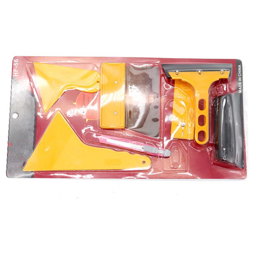 [yue Xing Hui] Autoscheiben-tönungswerkzeug-set, 7-teilig (orange)