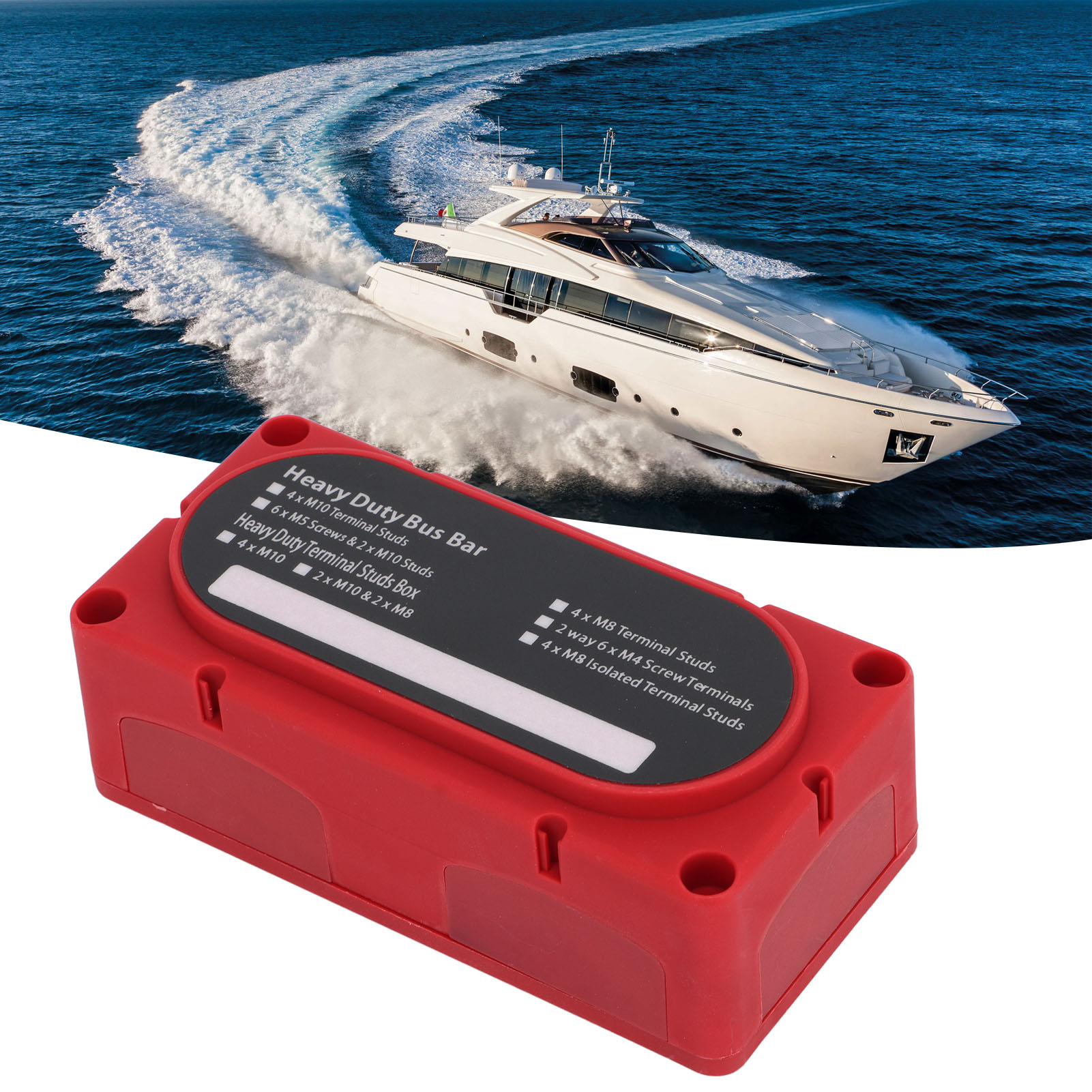 Stromschienenkasten Für Wohnmobile, Boote Und Yachten, 48 V Dc, 100 A, M64 + M412