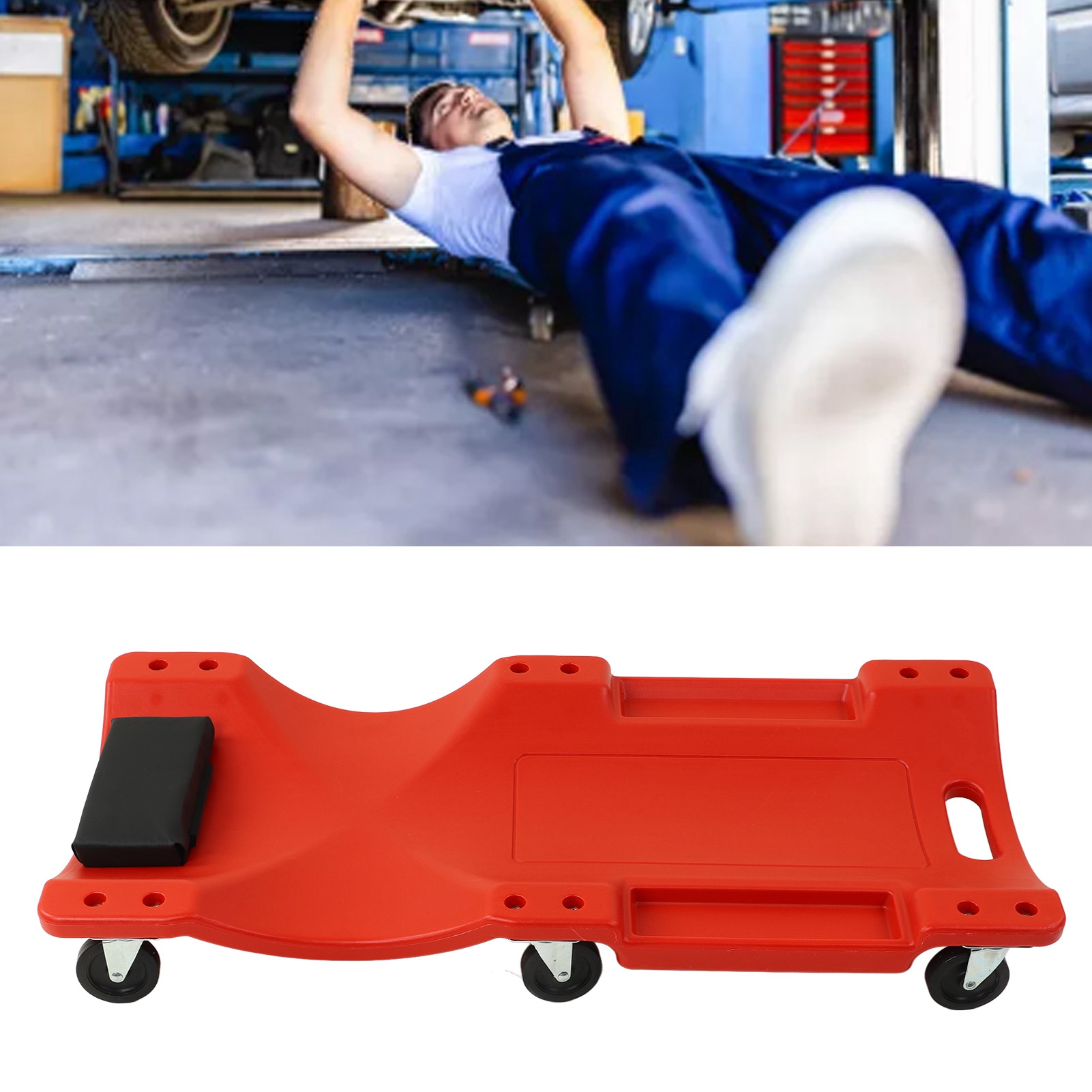 91 Cm (36 Zoll) Großer, Verstellbarer Reparaturstuhl Für Kraftfahrzeuge, Skateboard Für Kraftfahrzeugreparaturen, Werkzeugset Für Kraftfahrzeugreparatur Und -wartung (übergewichtig Und Sperrig)