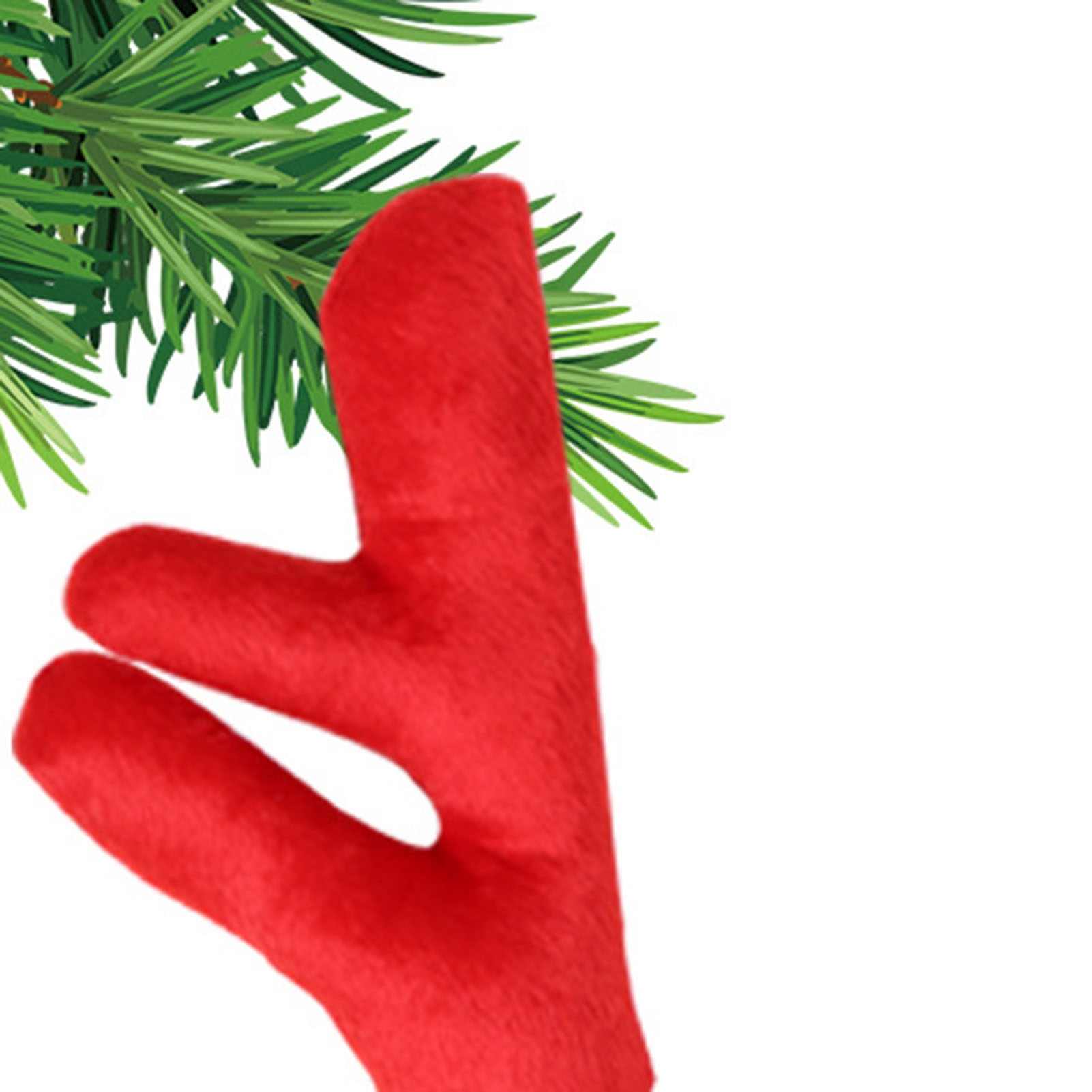 (exklusiv In Südostasien Erhältlich) Weihnachtsauto-dekorationen – Rentiergeweihe, Weihnachtsschmuck Für Autos, Rote Rentiergeweihe
