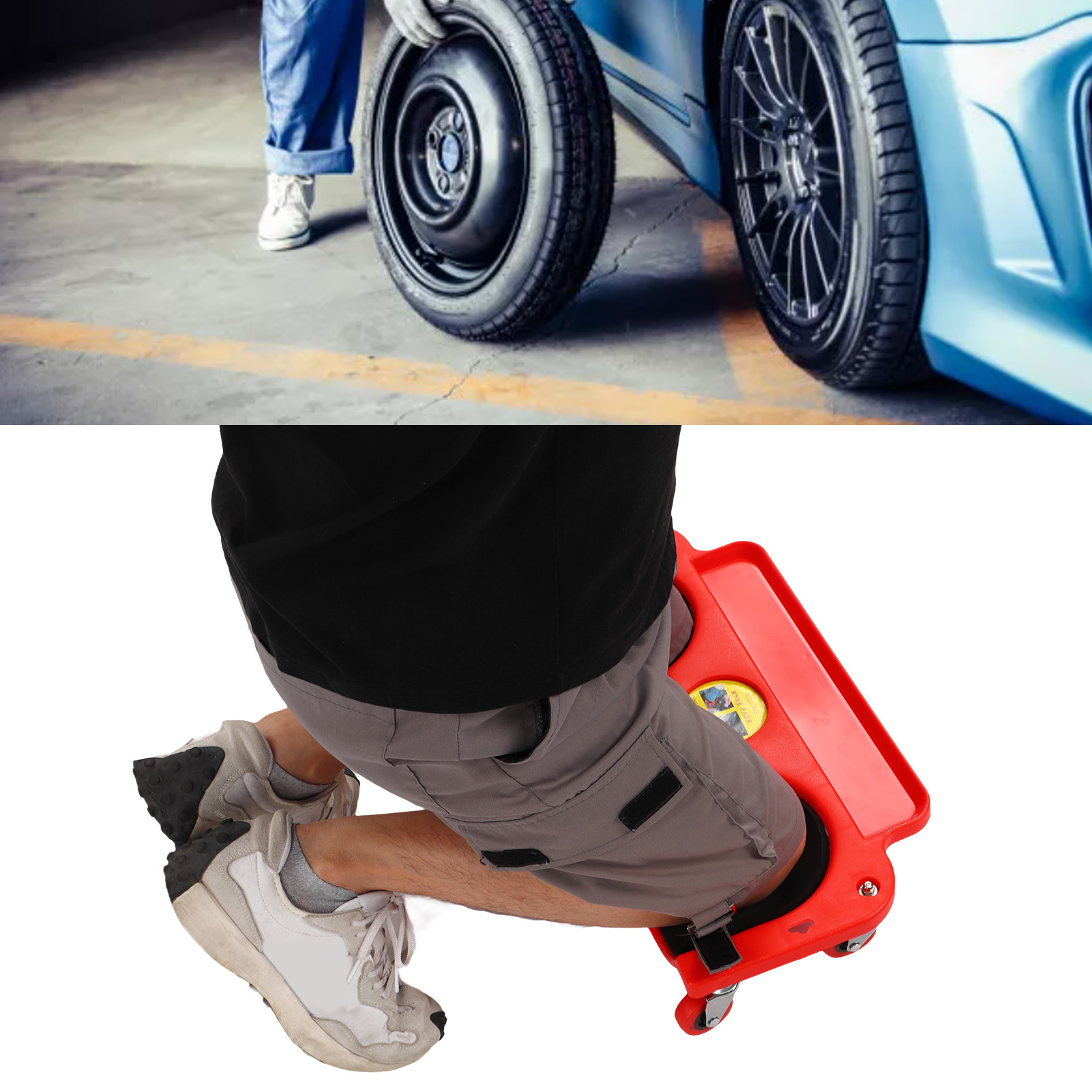 Universal-rollschuhe, Kniearbeitsmatte, Kniende Autoreparaturwerkzeuge