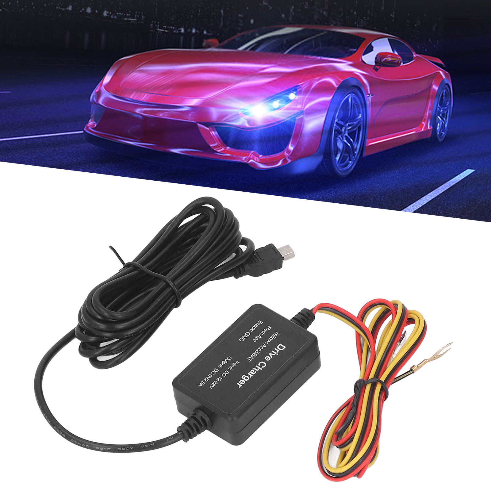 (video Verfügbar) Dashcam-verkabelungssatz, Mini/micro/type-c-usb-verkabelungssatz, Stromkabel Für Dashcam-ladegerät (mini)