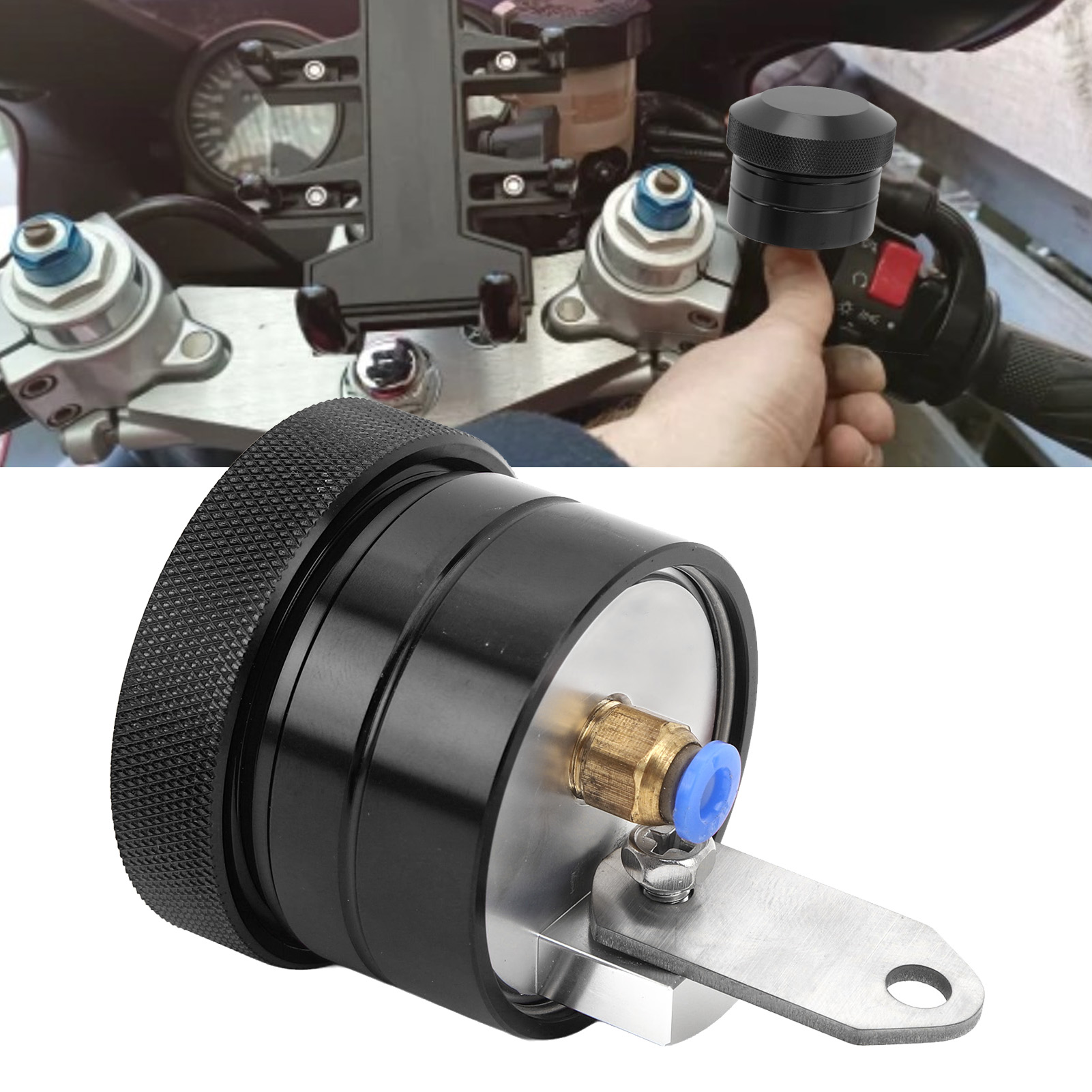 Kettenöleinspritzdüse Für Honda, Yamaha, Suzuki, Kawasaki Motorräder (schwarz)