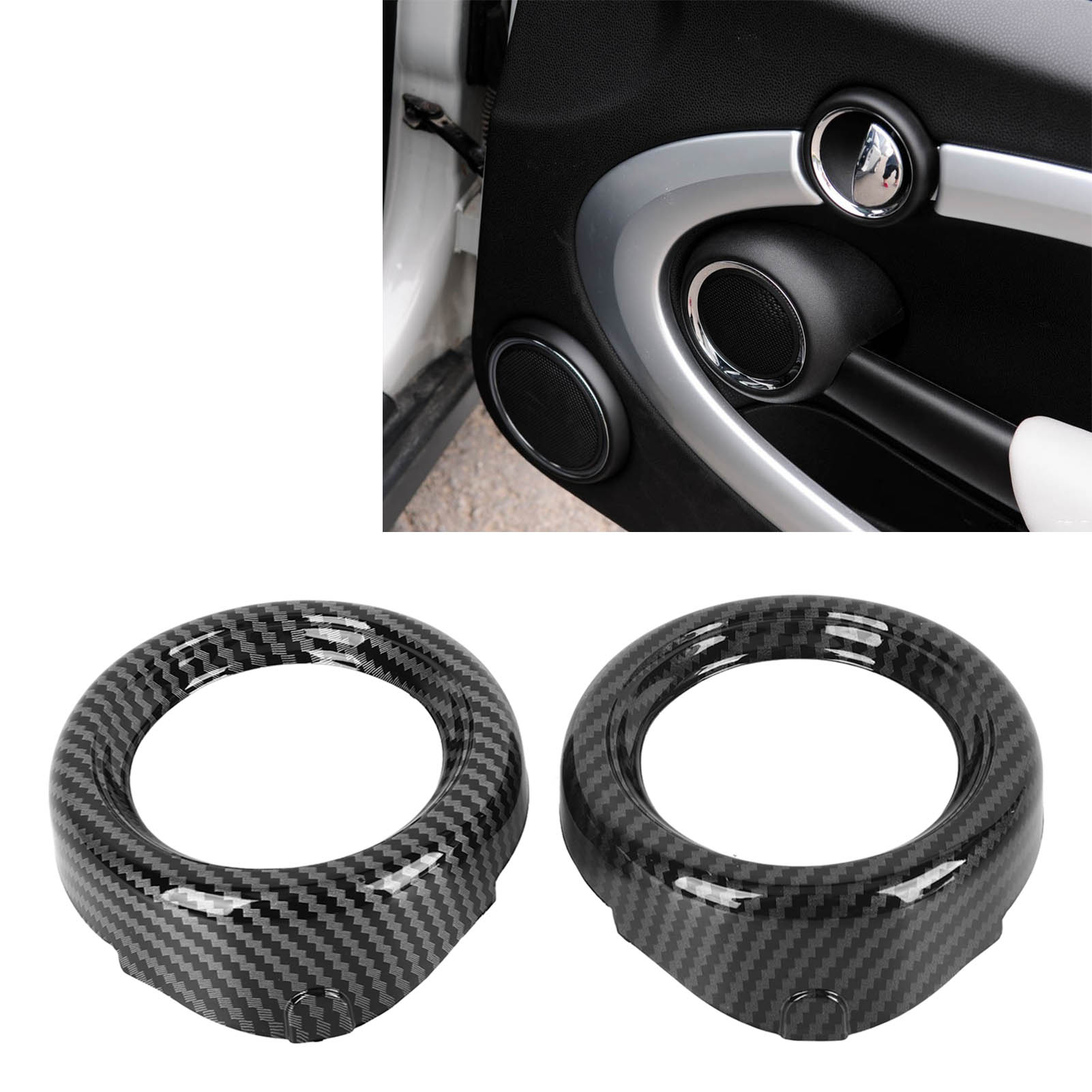 Türgriffrahmenverkleidung In Carbonfaser-optik Für Mini Cooper R56 (2006–2013)